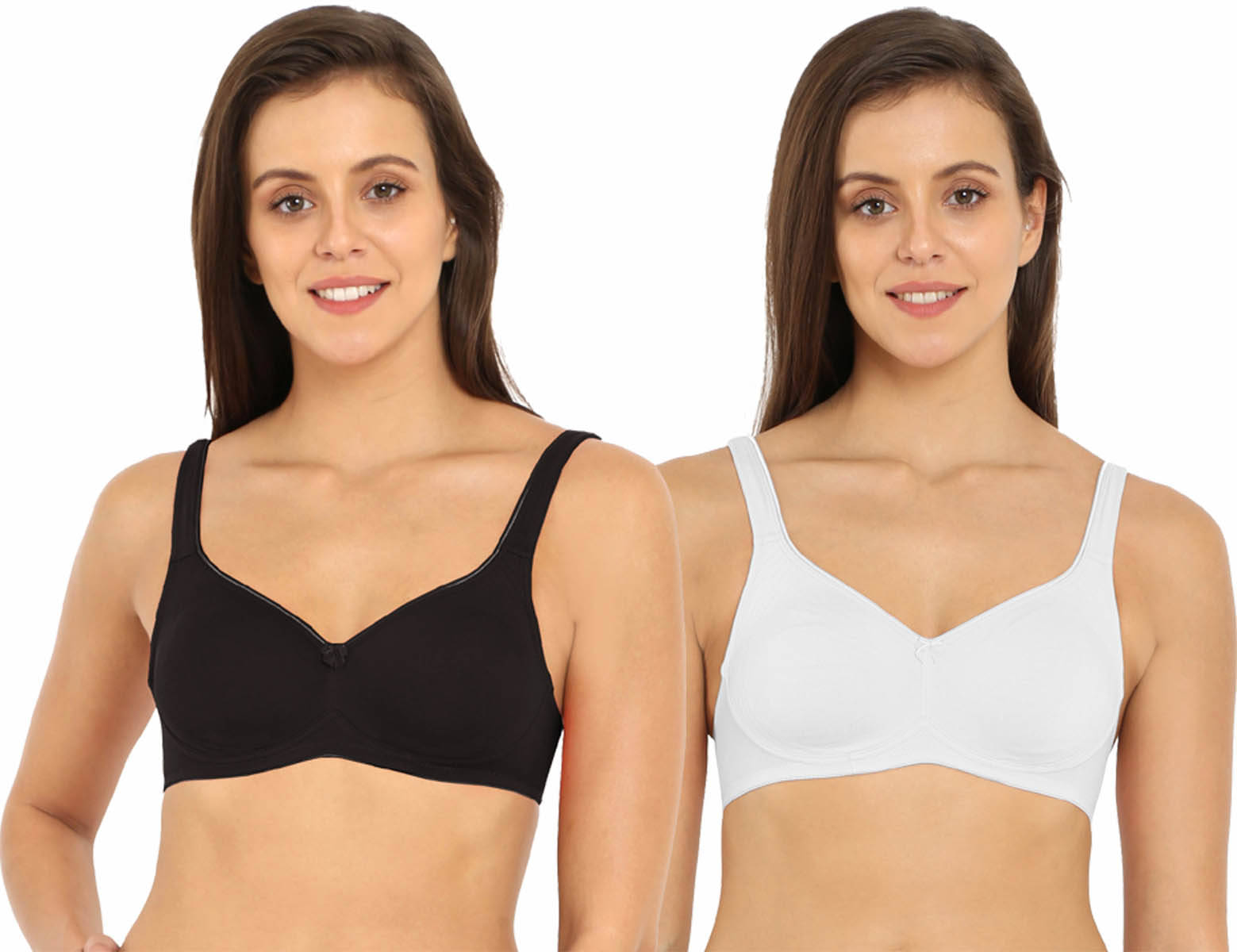     			Jockey Pack of 2 Cotton Non Padded Minimizer Bra For Women ( Multicolor 8 )