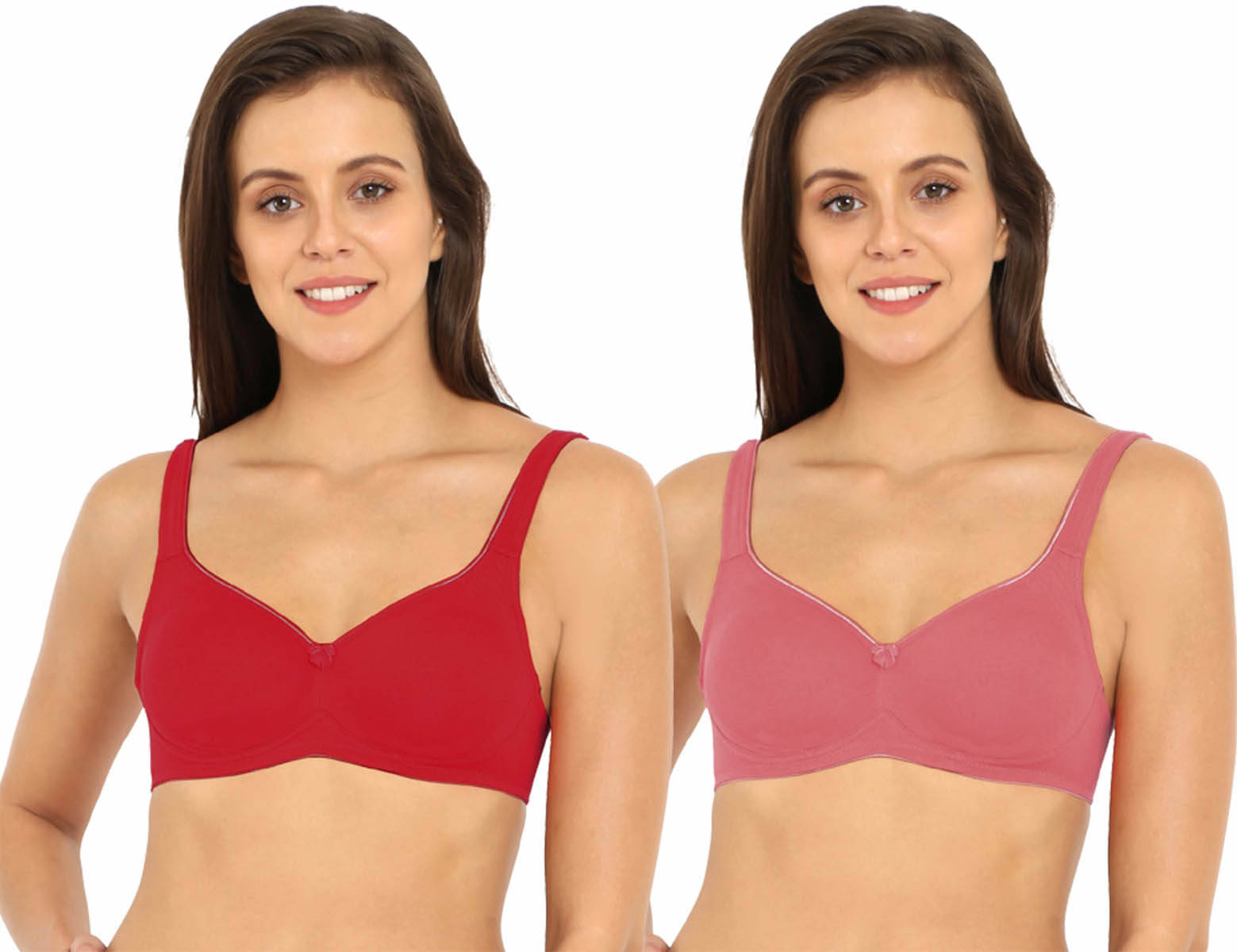 Jockey Pack of 2 Cotton Non Padded Minimizer Bra For Women ( Multicolor 9 )     			Jockey Pack of 2 Cotton Non Padded Minimizer Bra For Women ( Multicolor 9 )
