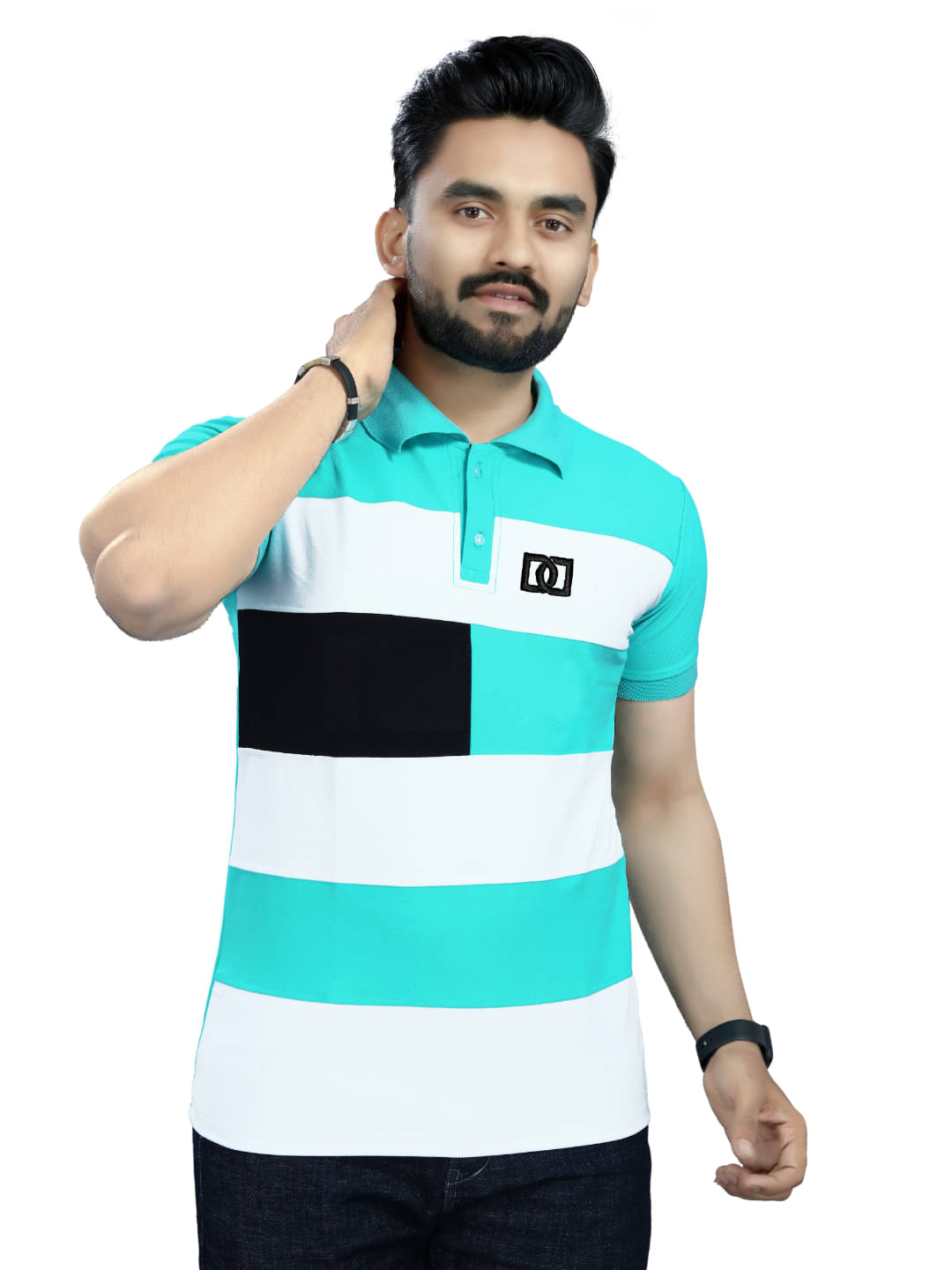 KE ENTERPRISE Men Cotton Blend Regular Fit Solid Polo T Shirt ( Green ) KE ENTERPRISE Men Cotton Blend Regular Fit Solid Polo T Shirt ( Green )