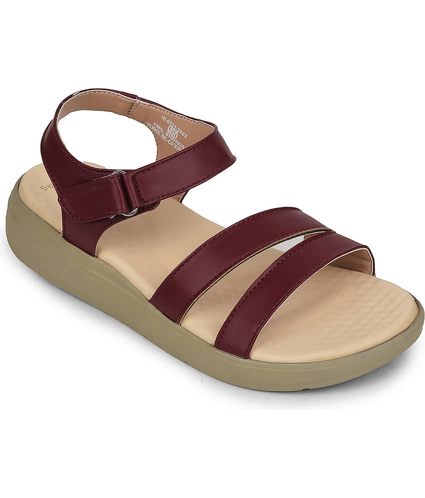 Liberty Maroon Women's Flats