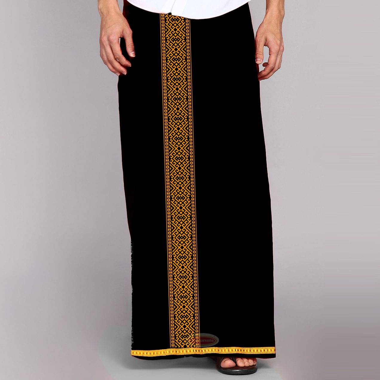 Lvloz Cotton Men's Dhoti Black ( Pack of 1 ) Lvloz Cotton Men's Dhoti Black ( Pack of 1 )