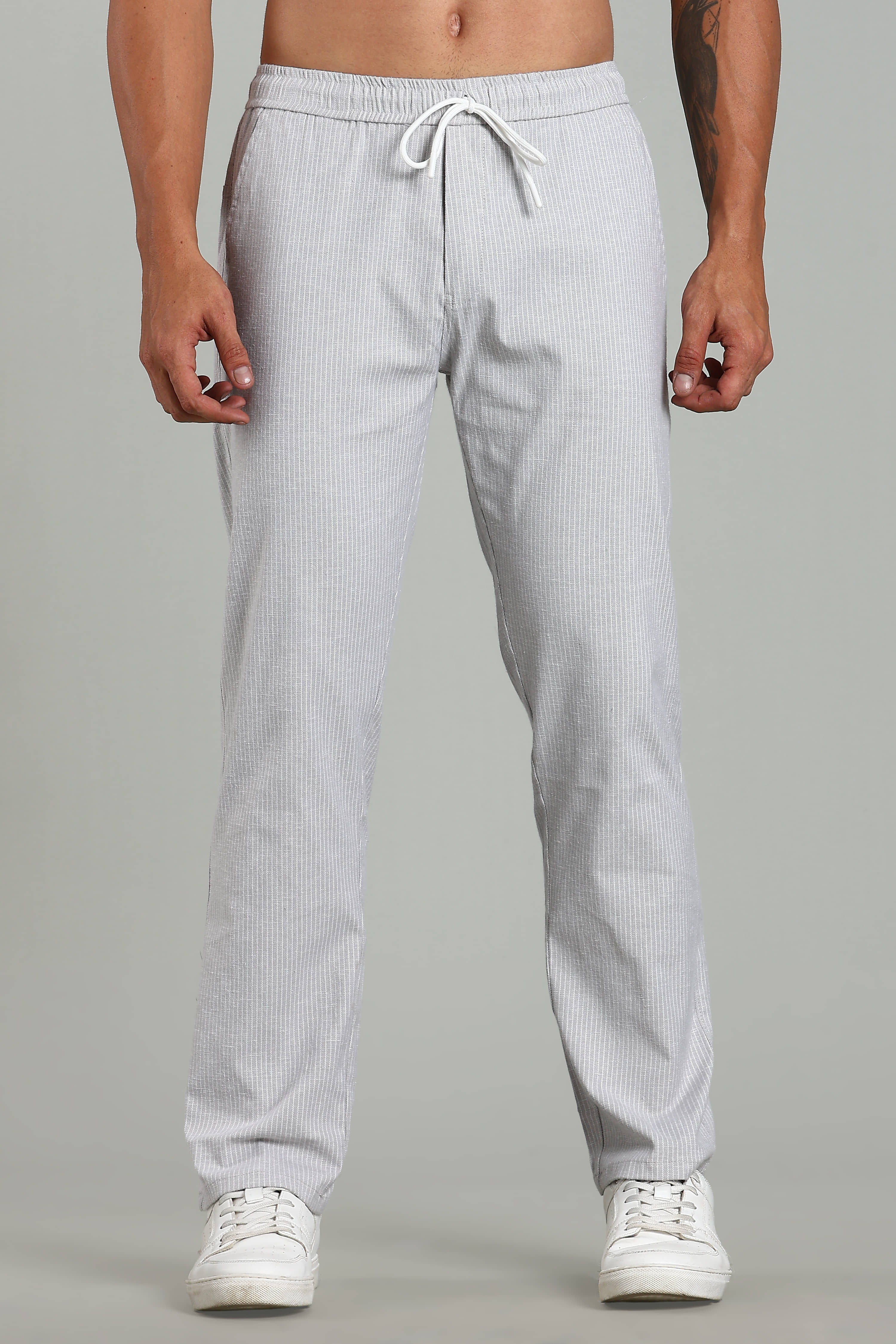 Paul Street Relax Men's Trouser - Grey ( Pack of 1 ) - Trousers | Buy online on ZillyBuy