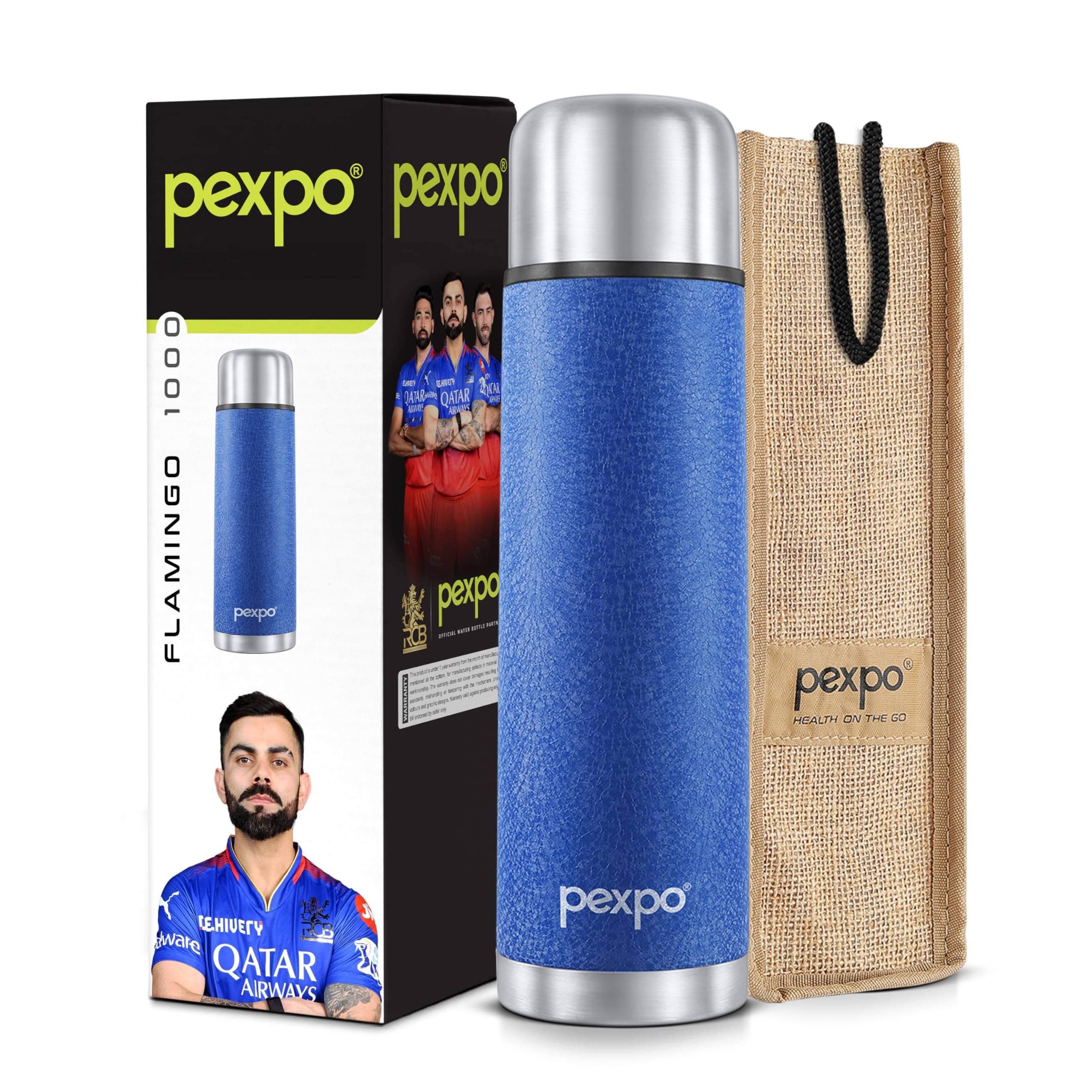     			Pexpo Flamingo Blue Thermosteel Flask ( )