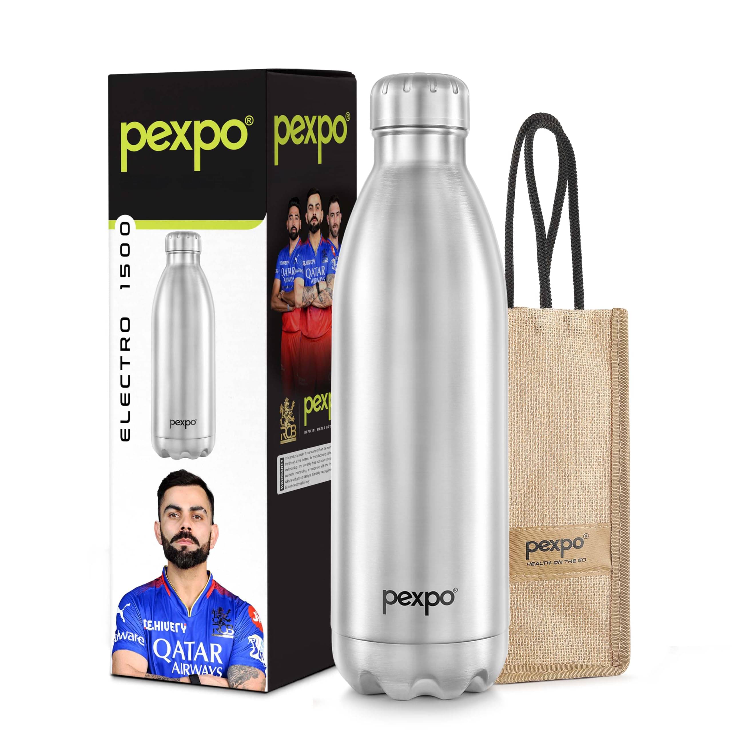     			Pexpo Electro Silver Thermosteel Flask ( )