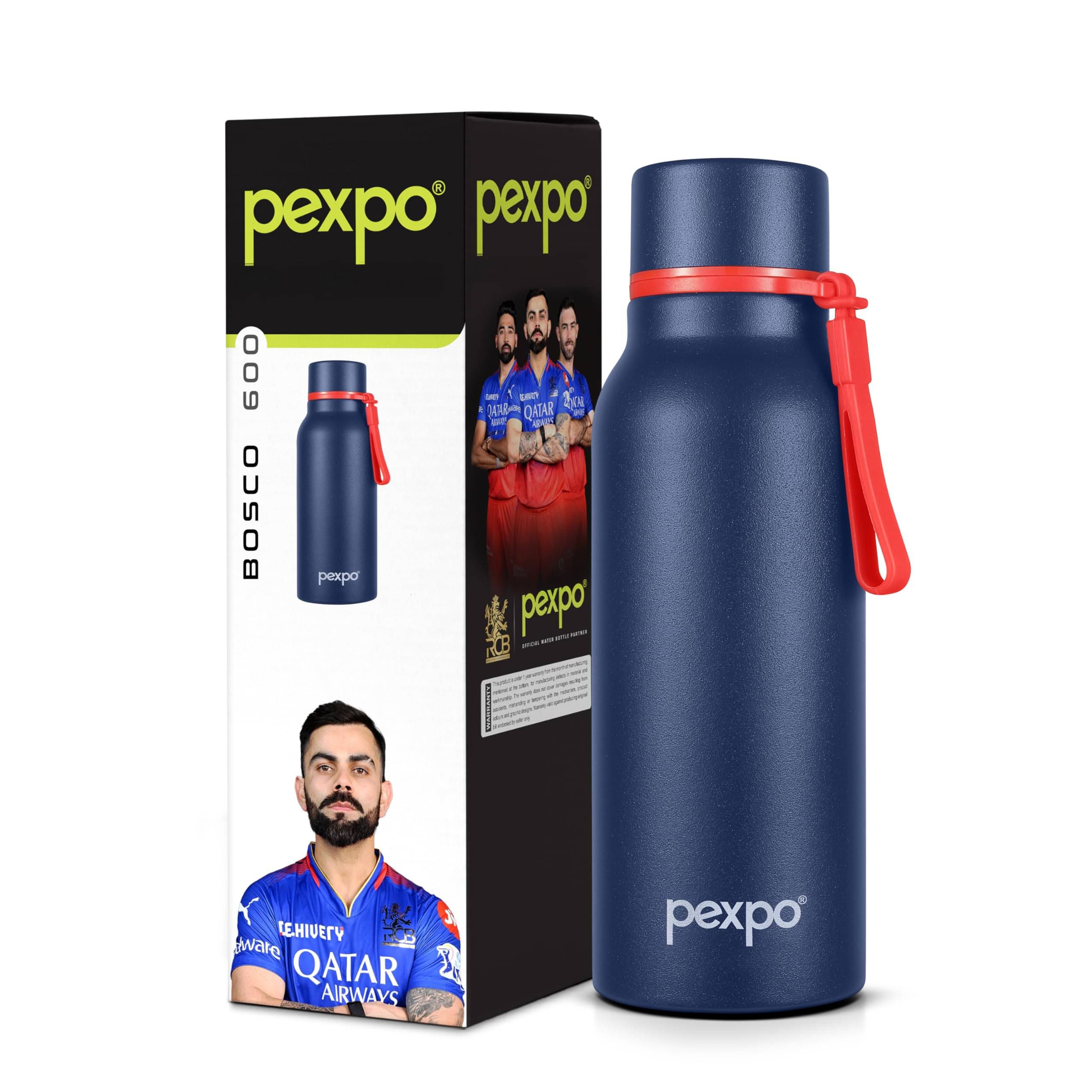     			Pexpo Bosco Blue Thermosteel Flask ( 600 ml )