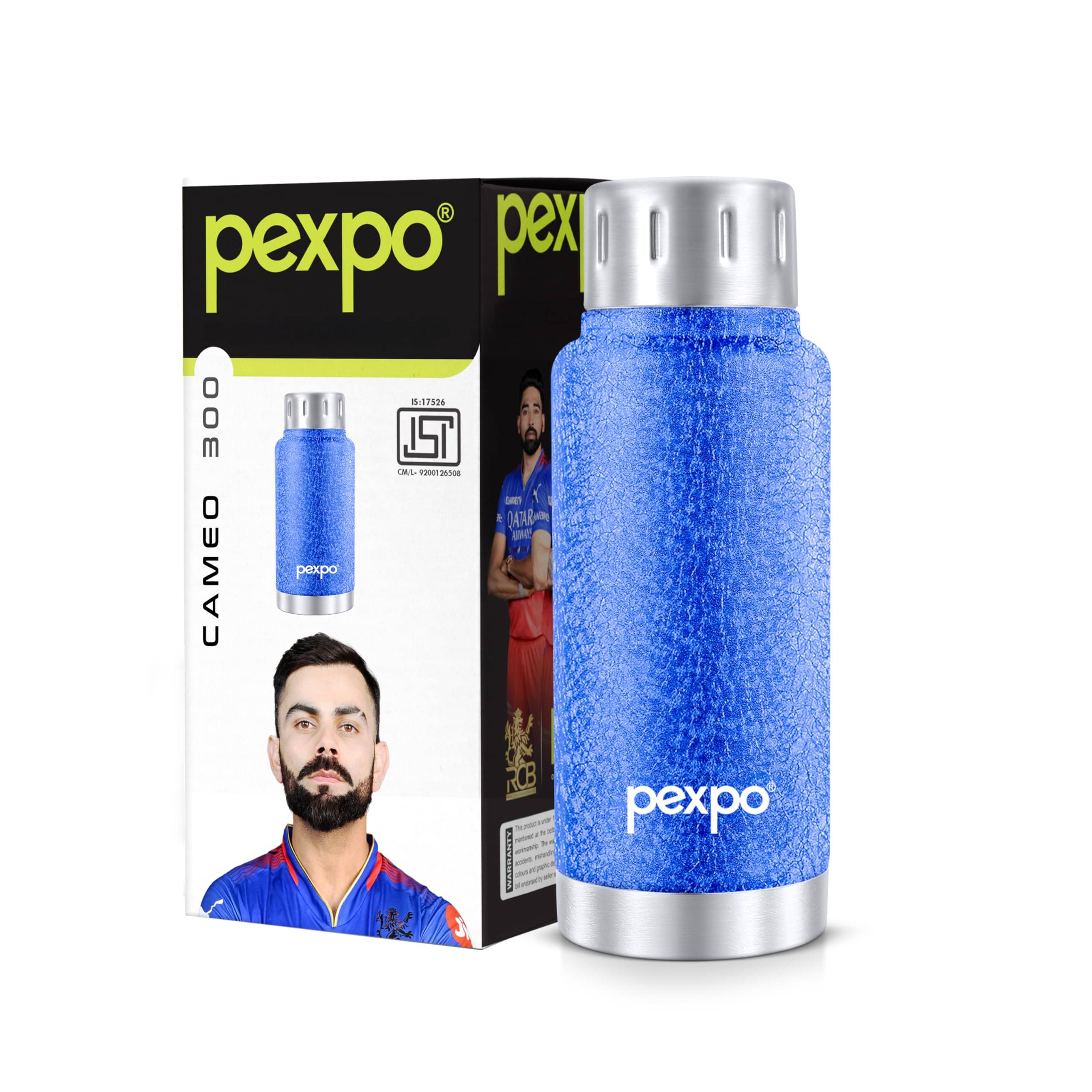     			Pexpo Cameo Blue Thermosteel Flask ( 300 ml )