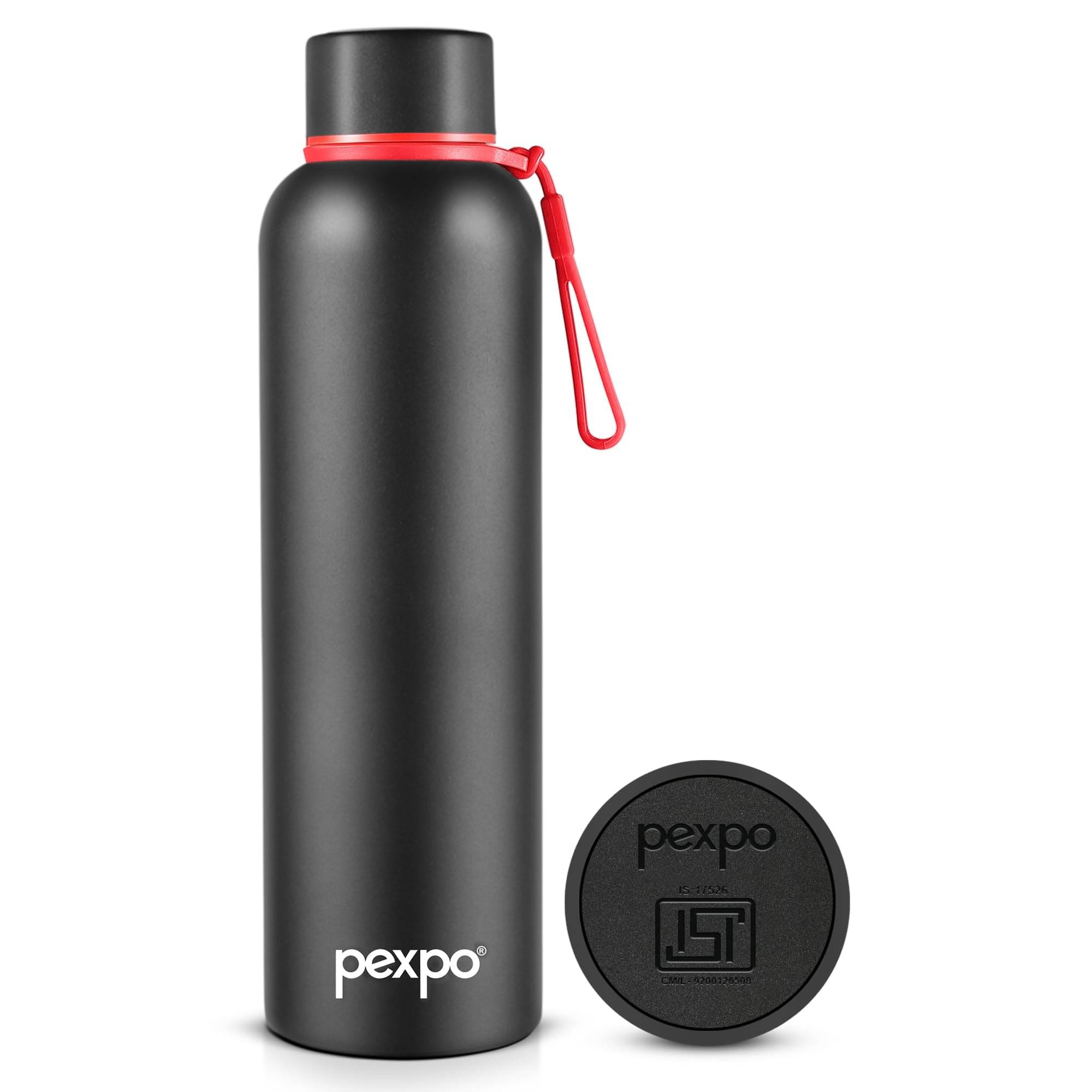     			Pexpo Bravo Charcoal Thermosteel Flask ( 1000 ml )