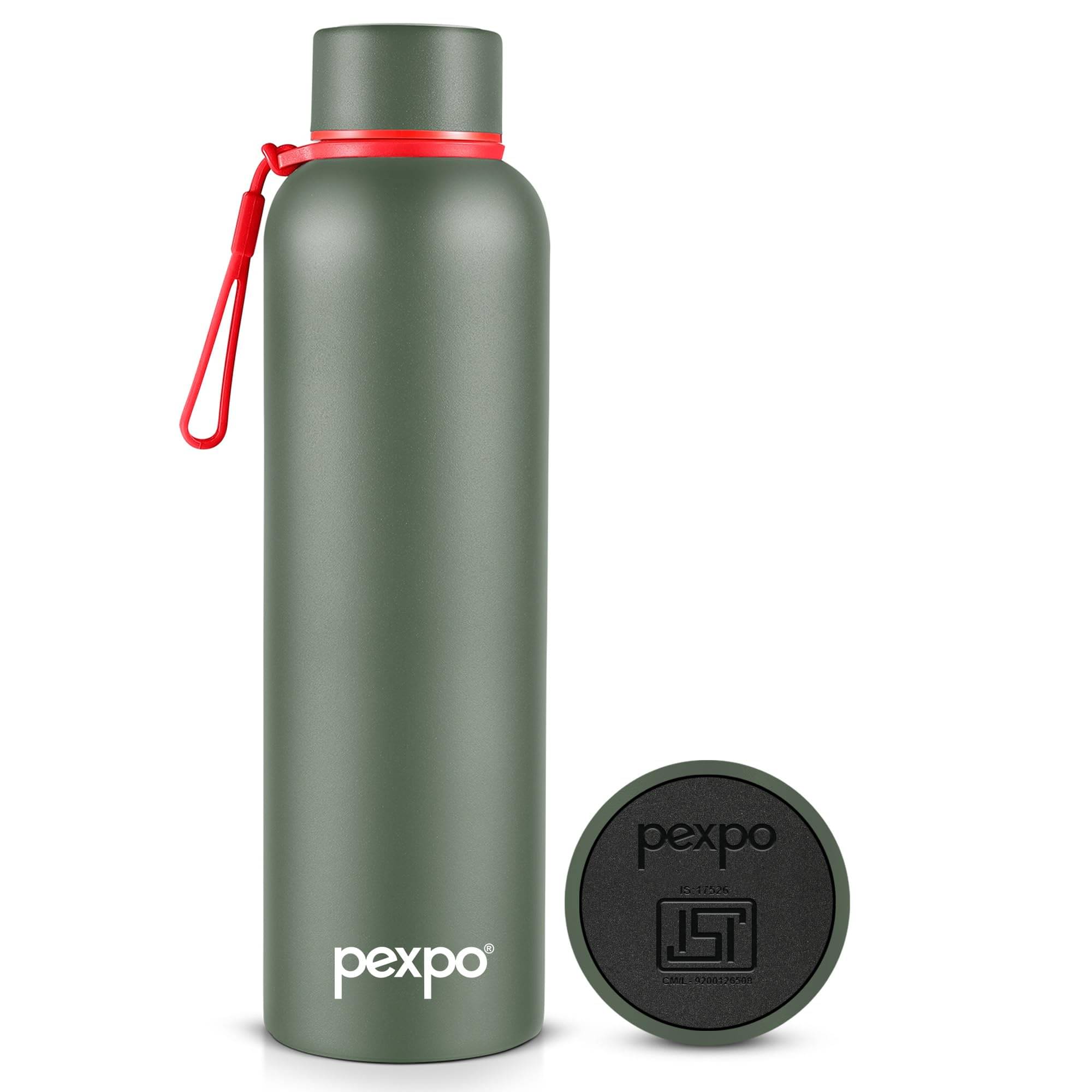     			Pexpo Bravo Green Thermosteel Flask ( 1000 ml )