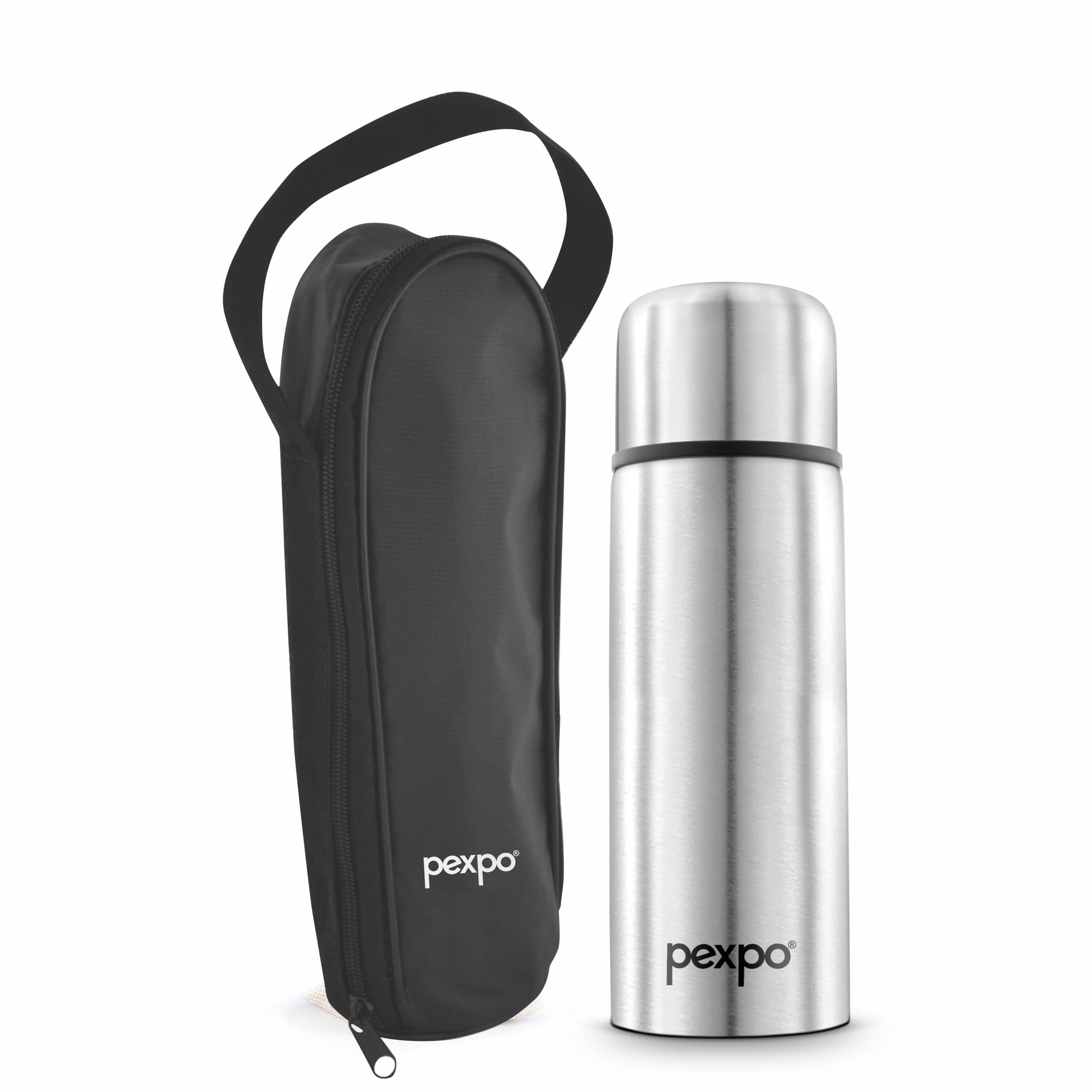 Pexpo Flippro Silver Thermosteel Flask ( 500 ml ) Pexpo Flippro Silver Thermosteel Flask ( 500 ml )