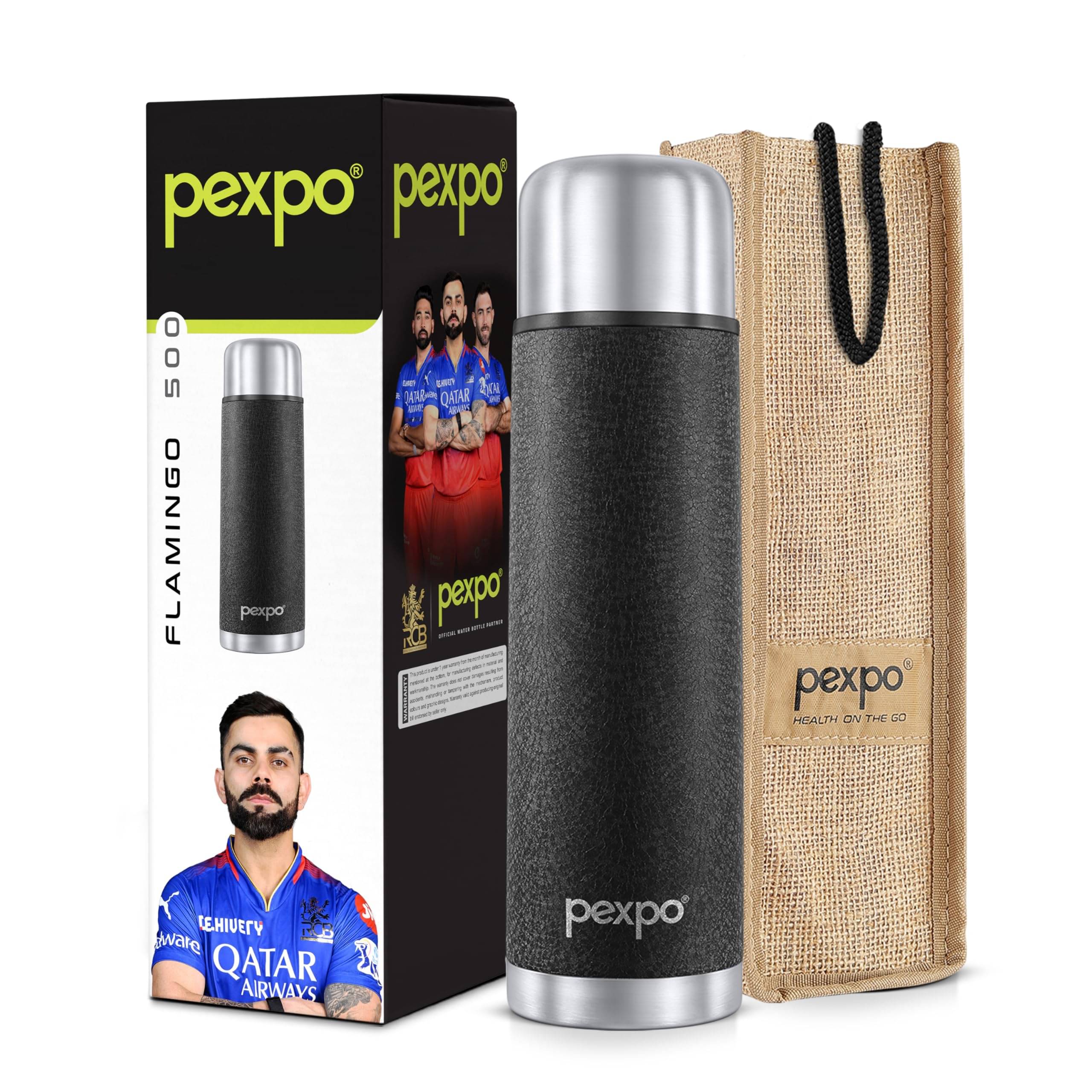     			Pexpo Flamingo Black Thermosteel Flask ( )
