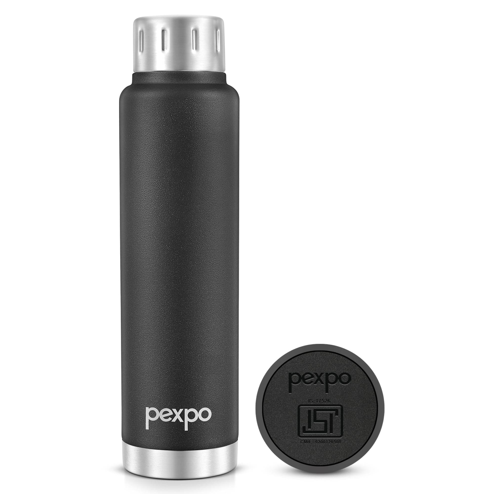     			Pexpo Cameo Black Thermosteel Flask ( 500 ml )