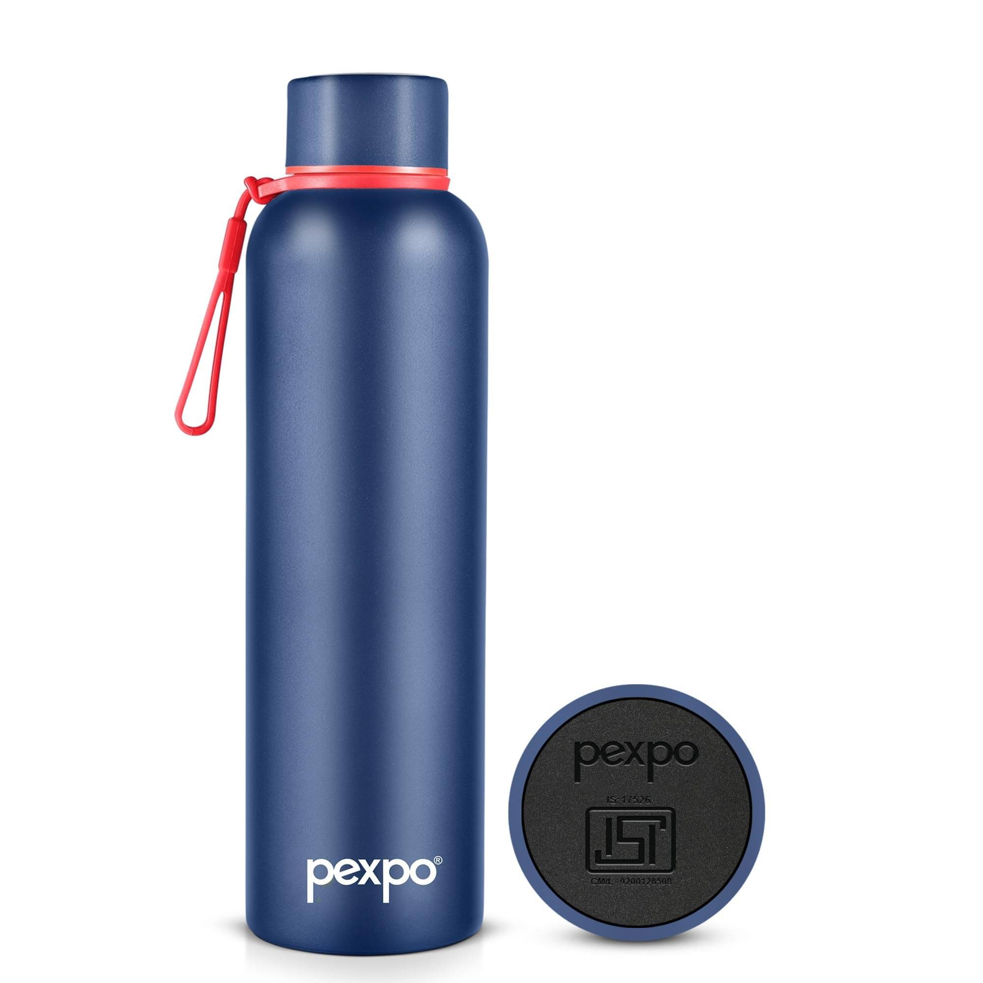     			Pexpo Bravo Navy Blue Thermosteel Flask ( 700 ml )