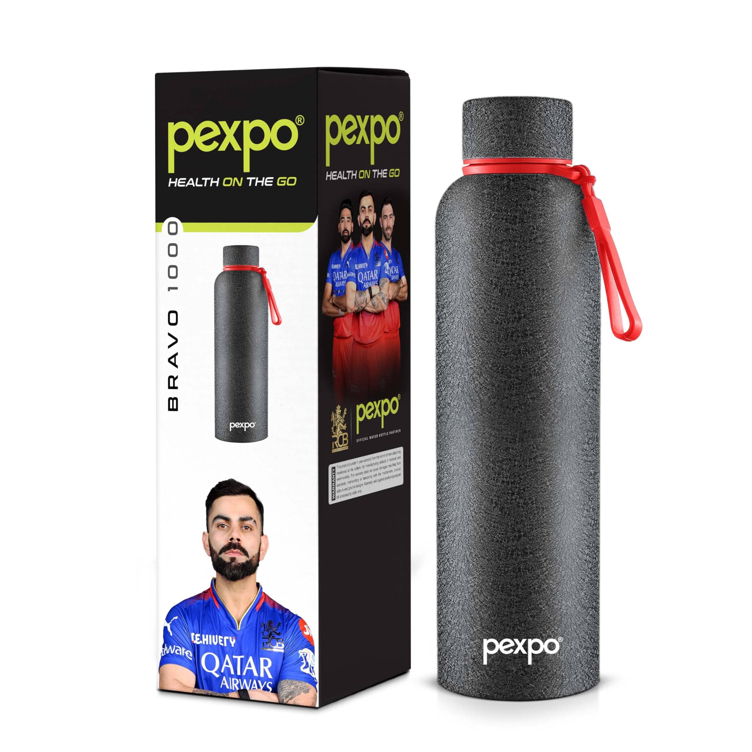    			Pexpo Bravo Black Thermosteel Flask ( 700 ml )