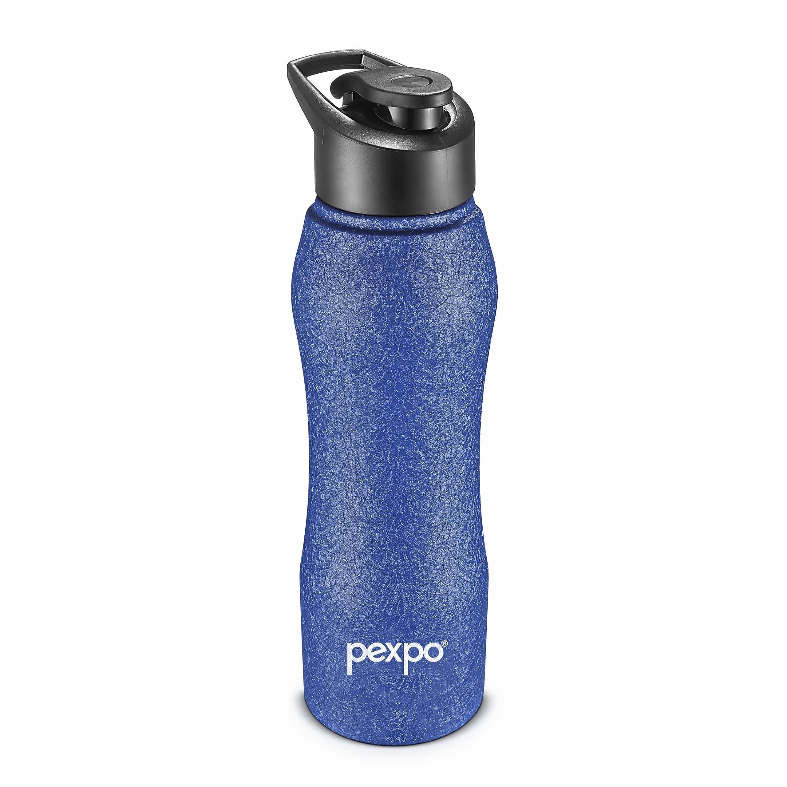     			Pexpo Bistro Blue Stainless Steel Fridge Water Bottle 750 mL ( Set of 1 )