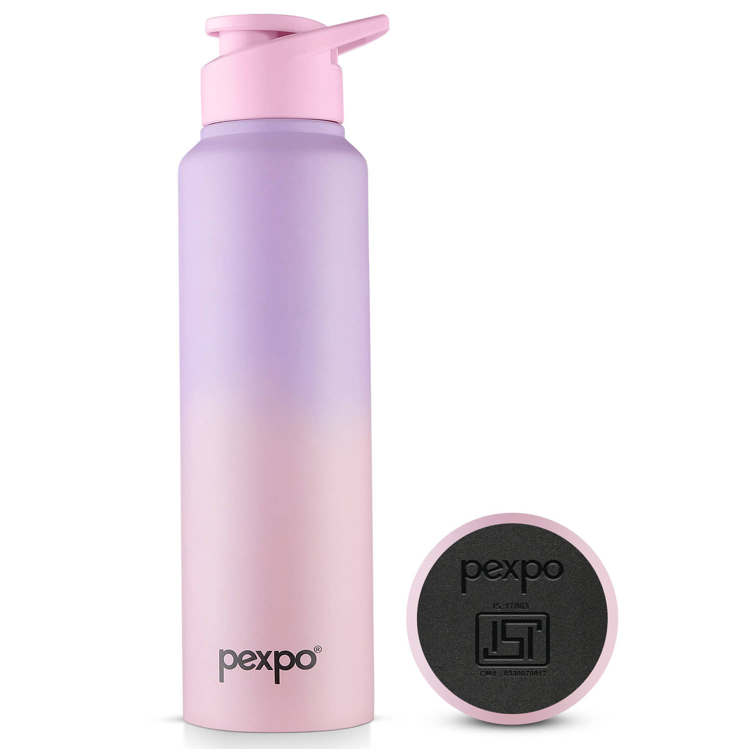     			Pexpo Craft Pink Stainless Steel Fridge Water Bottle 950 mL ( Set of 1 )