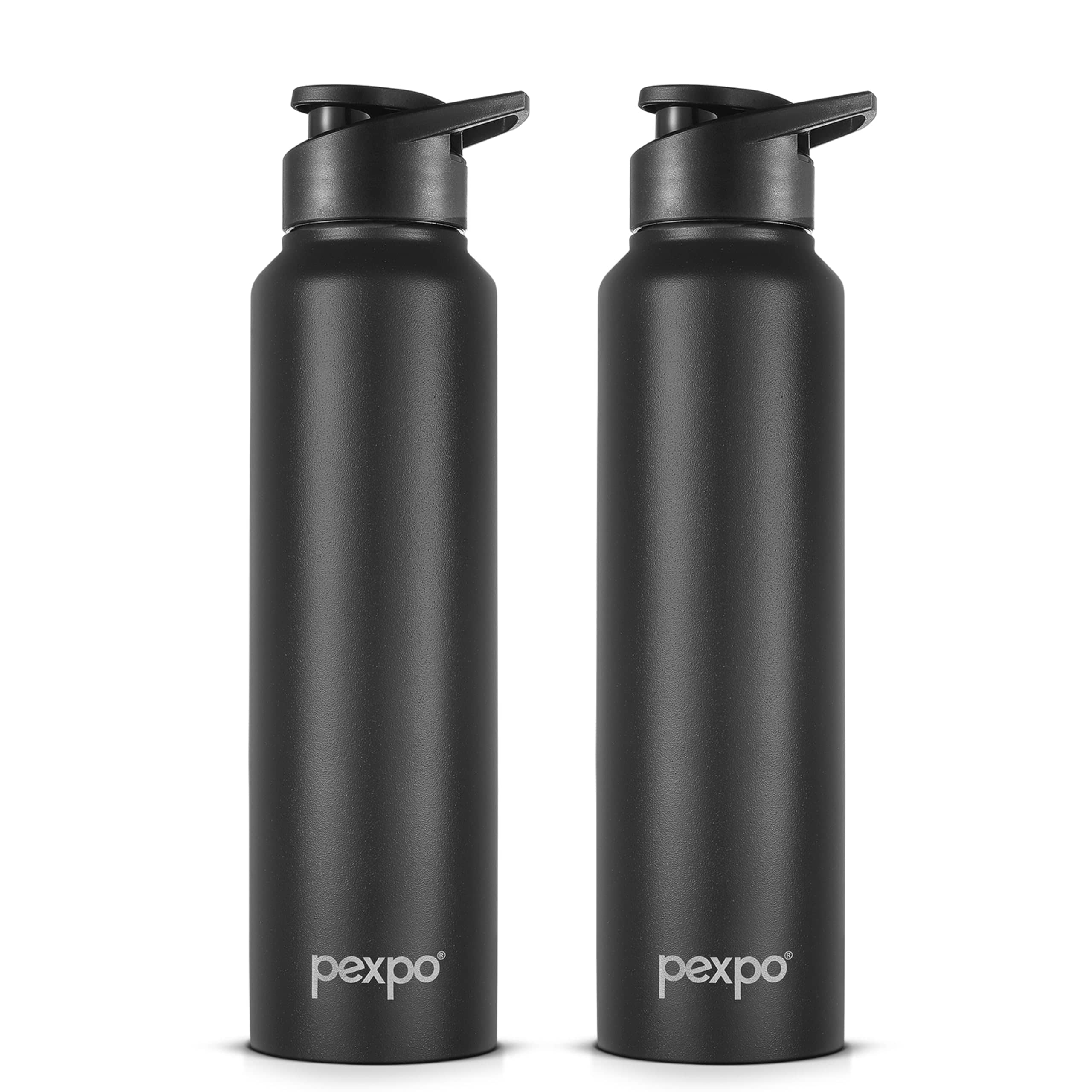 Pexpo Sports and Hiking Stainless Steel Chromo Pink Fridge Water Bottle 750ml mL ( Set of 1 )