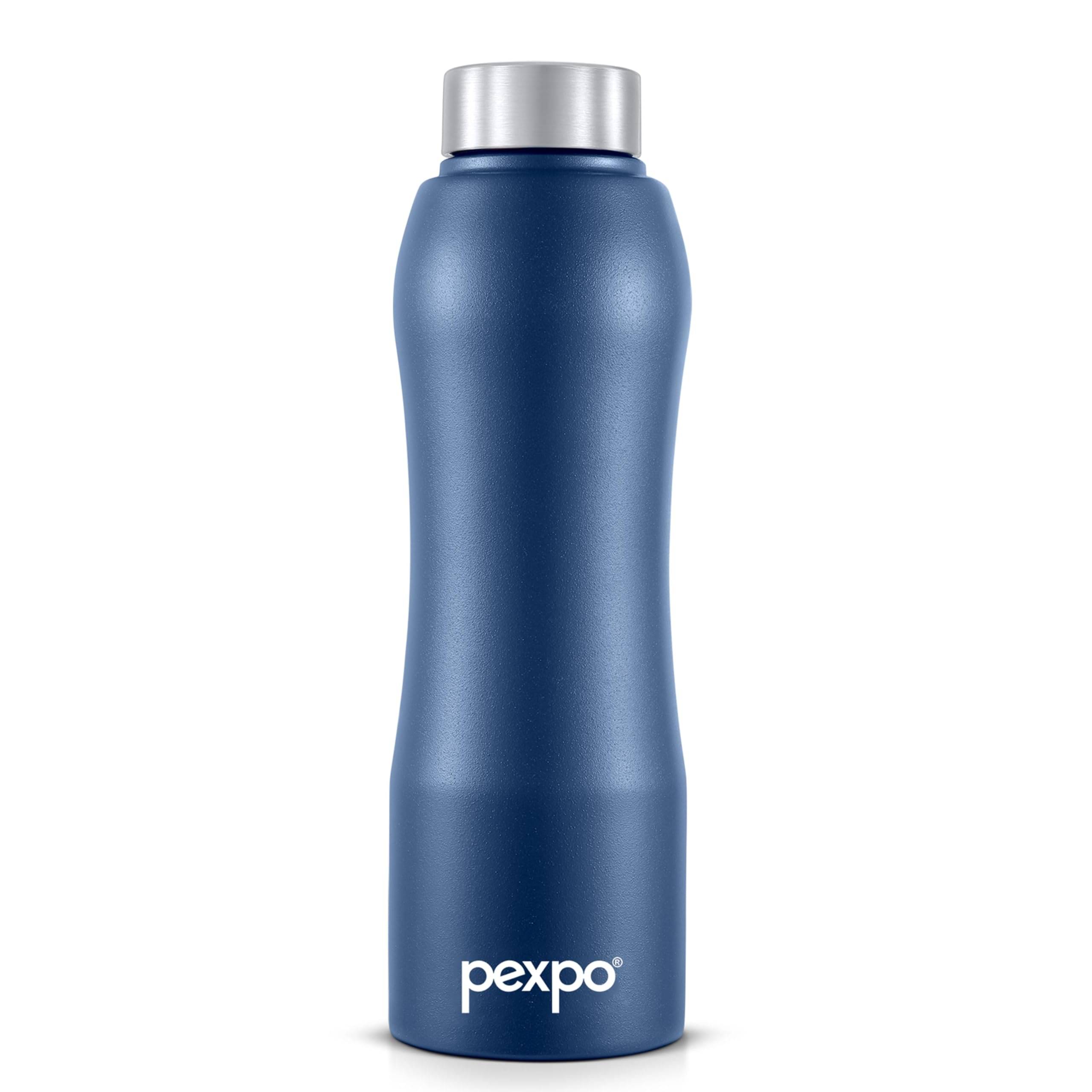     			Pexpo Bistro Blue Stainless Steel Fridge Water Bottle 1000 mL ( Set of 1 )
