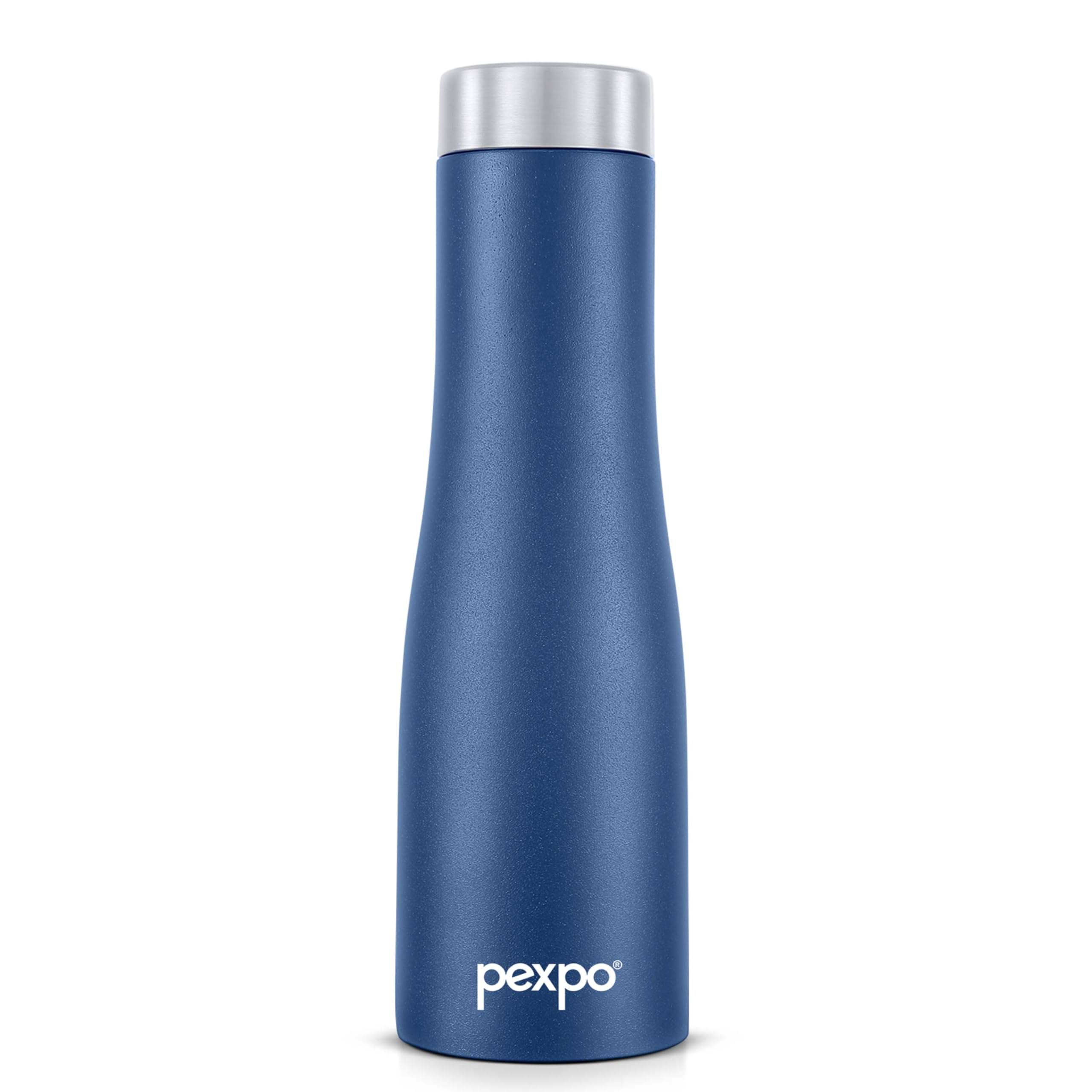     			Pexpo Monaco Blue Stainless Steel Fridge Water Bottle 700 mL ( Set of 1 )