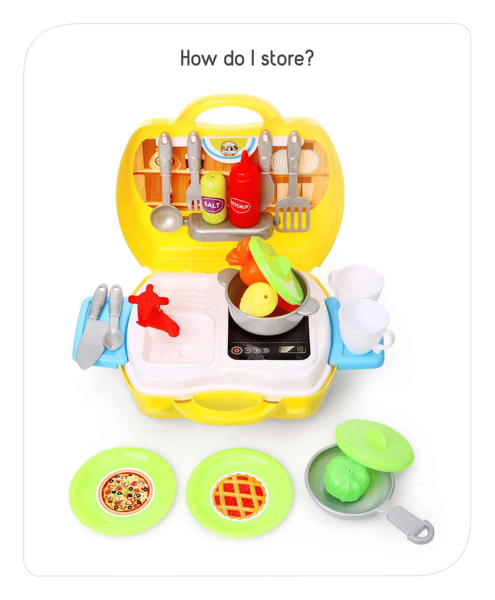     			Pretend Play Kitchen Set