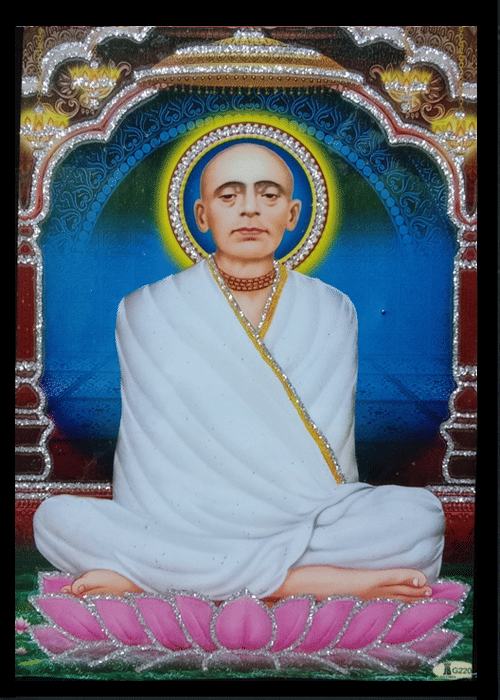     			RAMTHAKUR Sparkled Laminated Photo 5 (Width) x 7 (Length) inch on Wooden Base With Back Support Mount