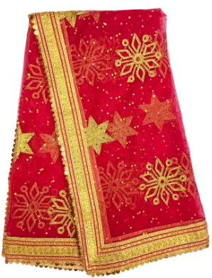 SKY CLOUD Women Net Dupatta ( Red , Pack of 1 ) SKY CLOUD Women Net Dupatta ( Red , Pack of 1 )