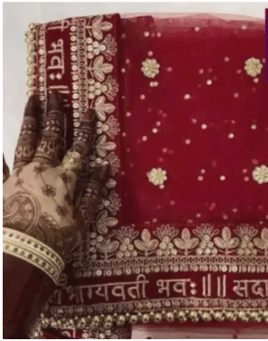     			SKY CLOUD Women Net Dupatta ( Red , Pack of 1 )