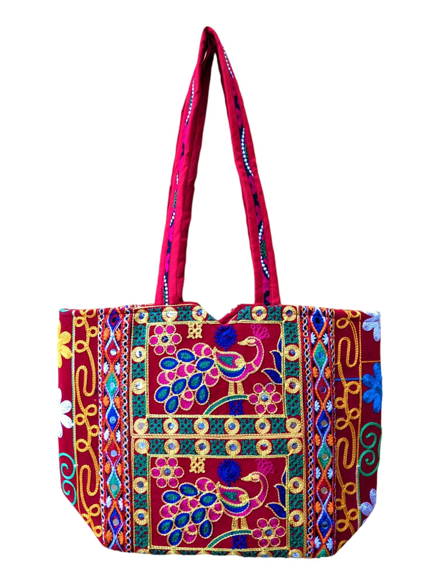     			SUTLIYAN Handheld Bag Canvas Set of 1 ( Pink )