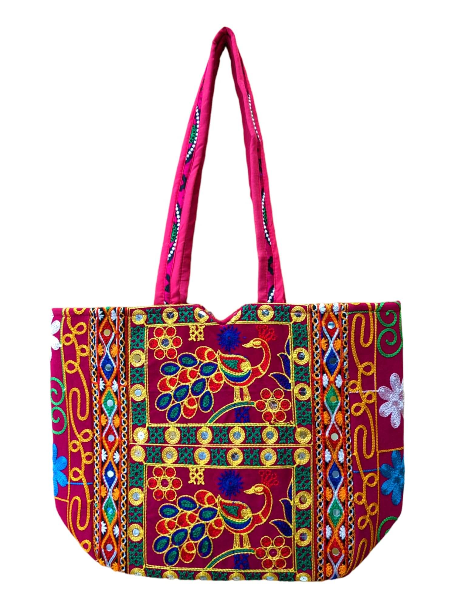    			SUTLIYAN Handheld Bag Canvas Set of 1 ( Red )