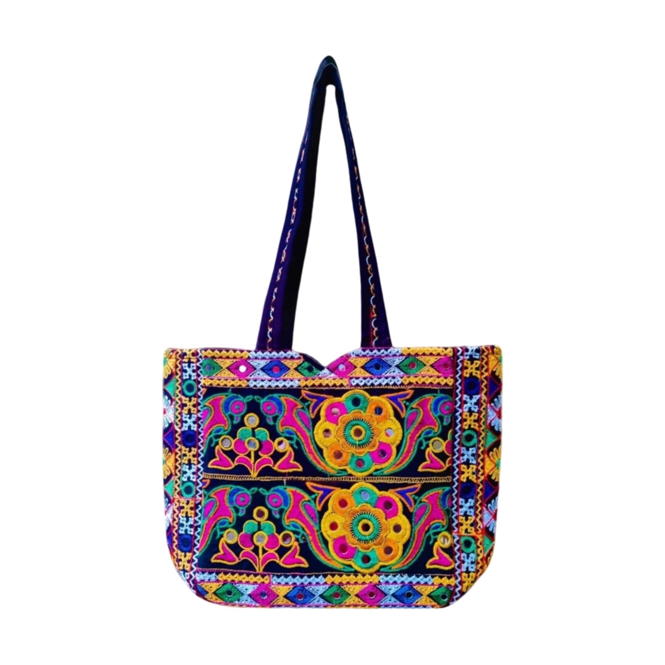     			SUTLIYAN Handheld Bag Fabric Set of 1 ( Black )