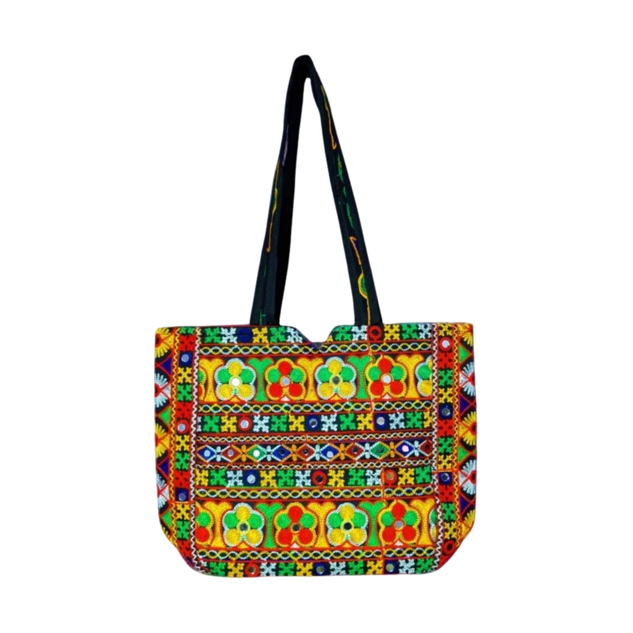     			SUTLIYAN Handheld Bag Fabric Set of 1 ( Black )