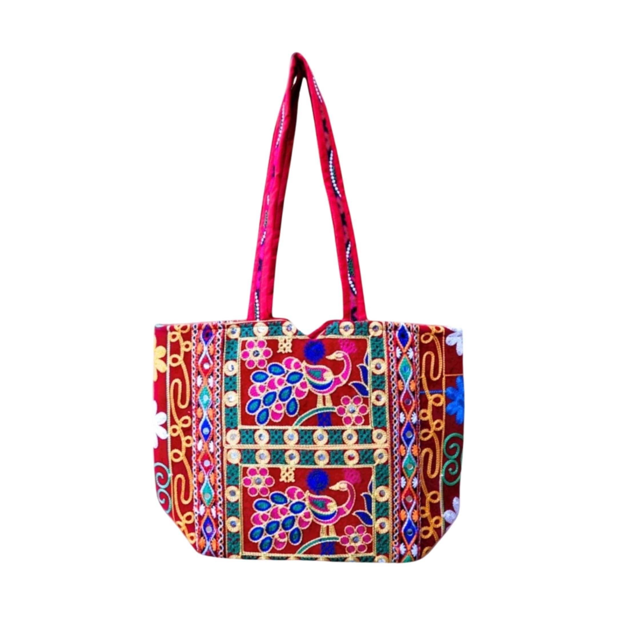     			SUTLIYAN Handheld Bag Fabric Set of 1 ( Pink )