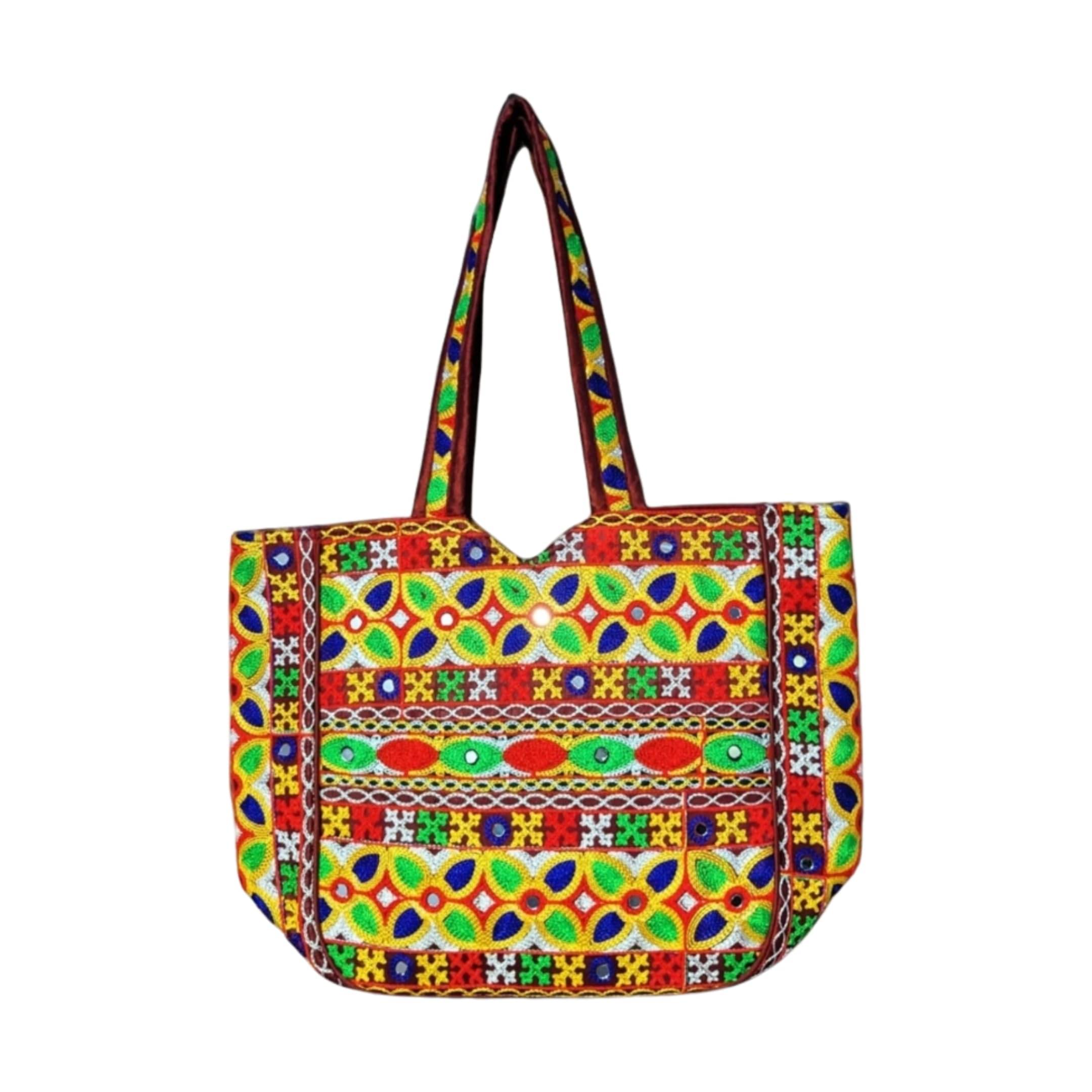     			SUTLIYAN Handheld Bag Fabric Set of 1 ( Maroon )