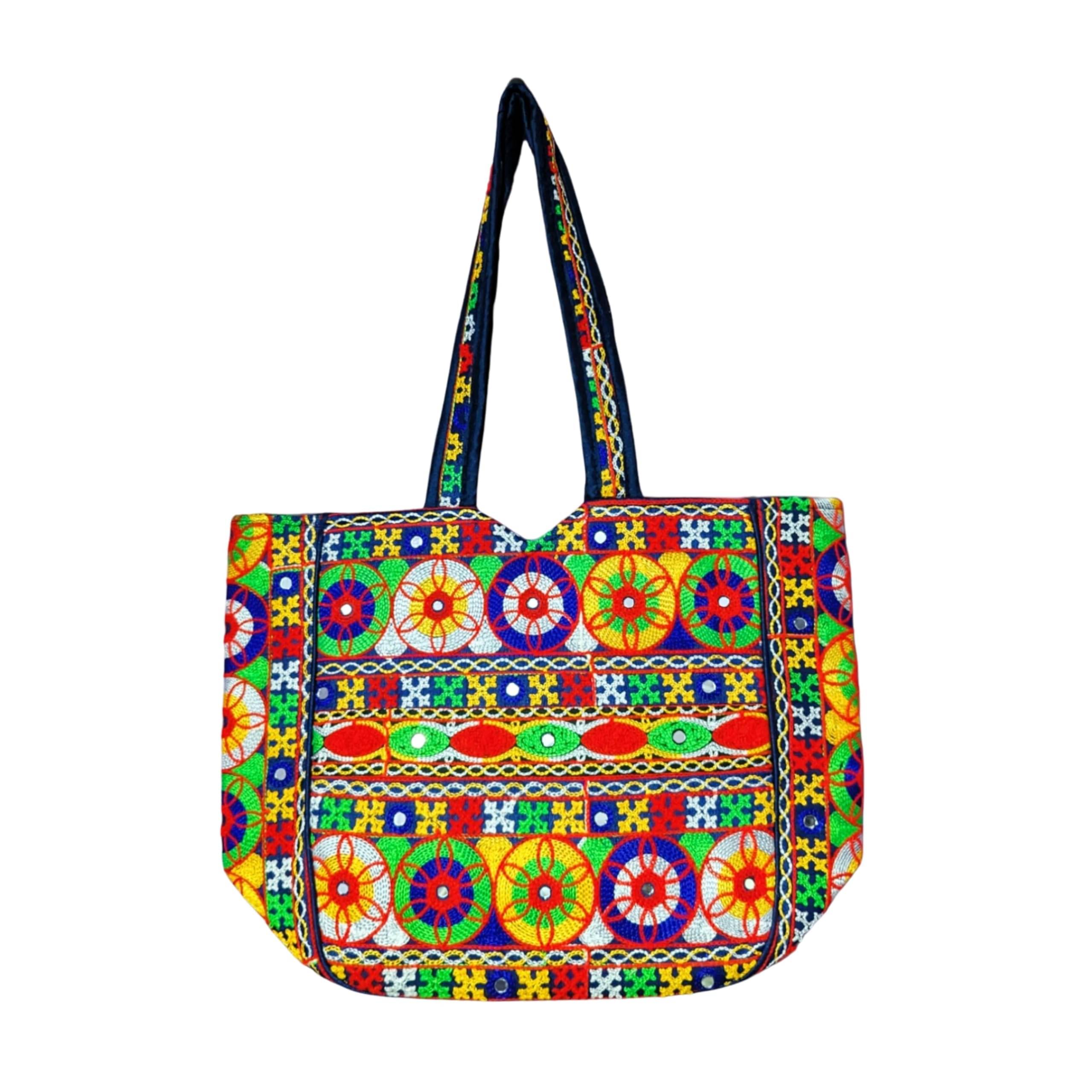     			SUTLIYAN Tote Bag Canvas Set of 1 ( Blue )