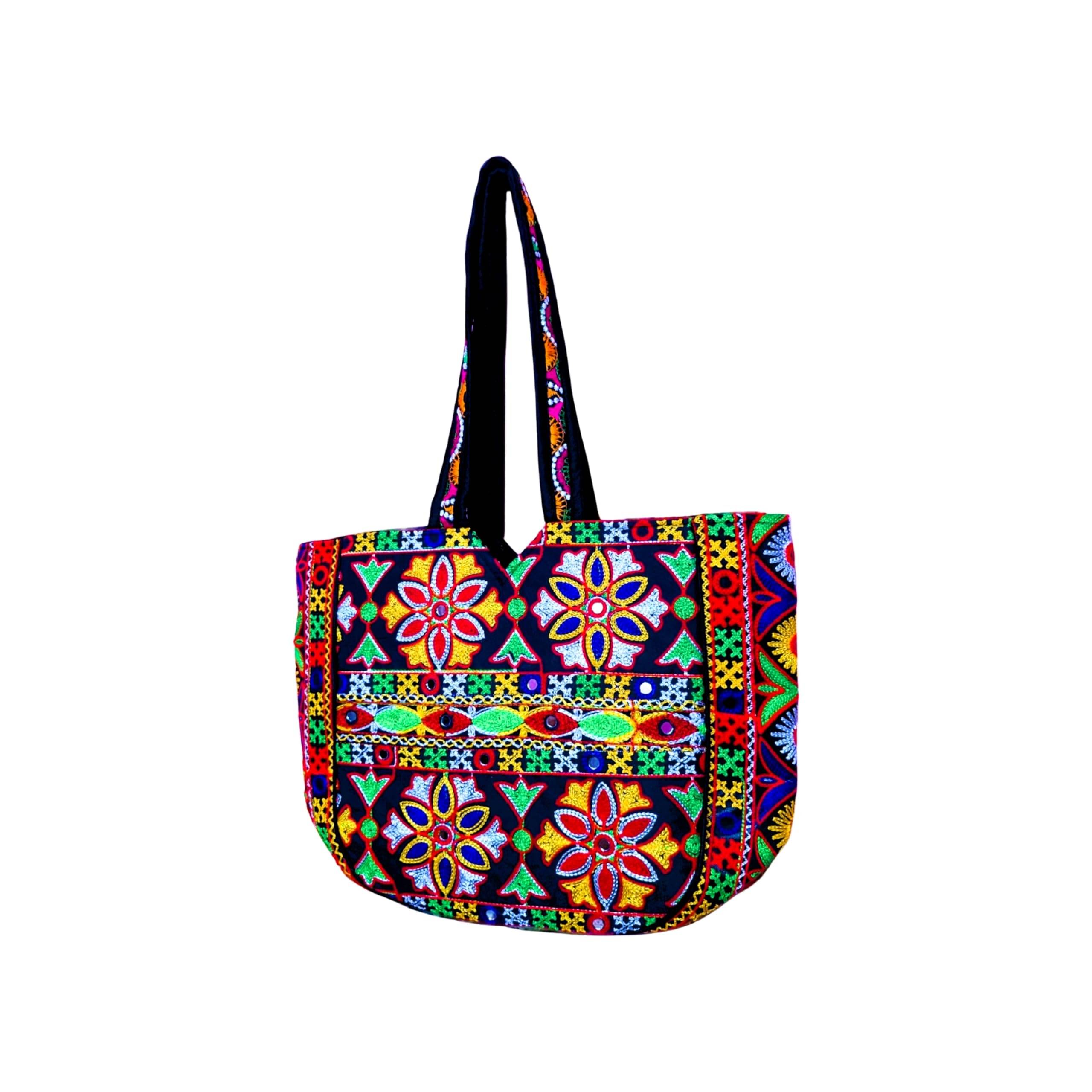     			SUTLIYAN Tote Bag Canvas Set of 1 ( Black )