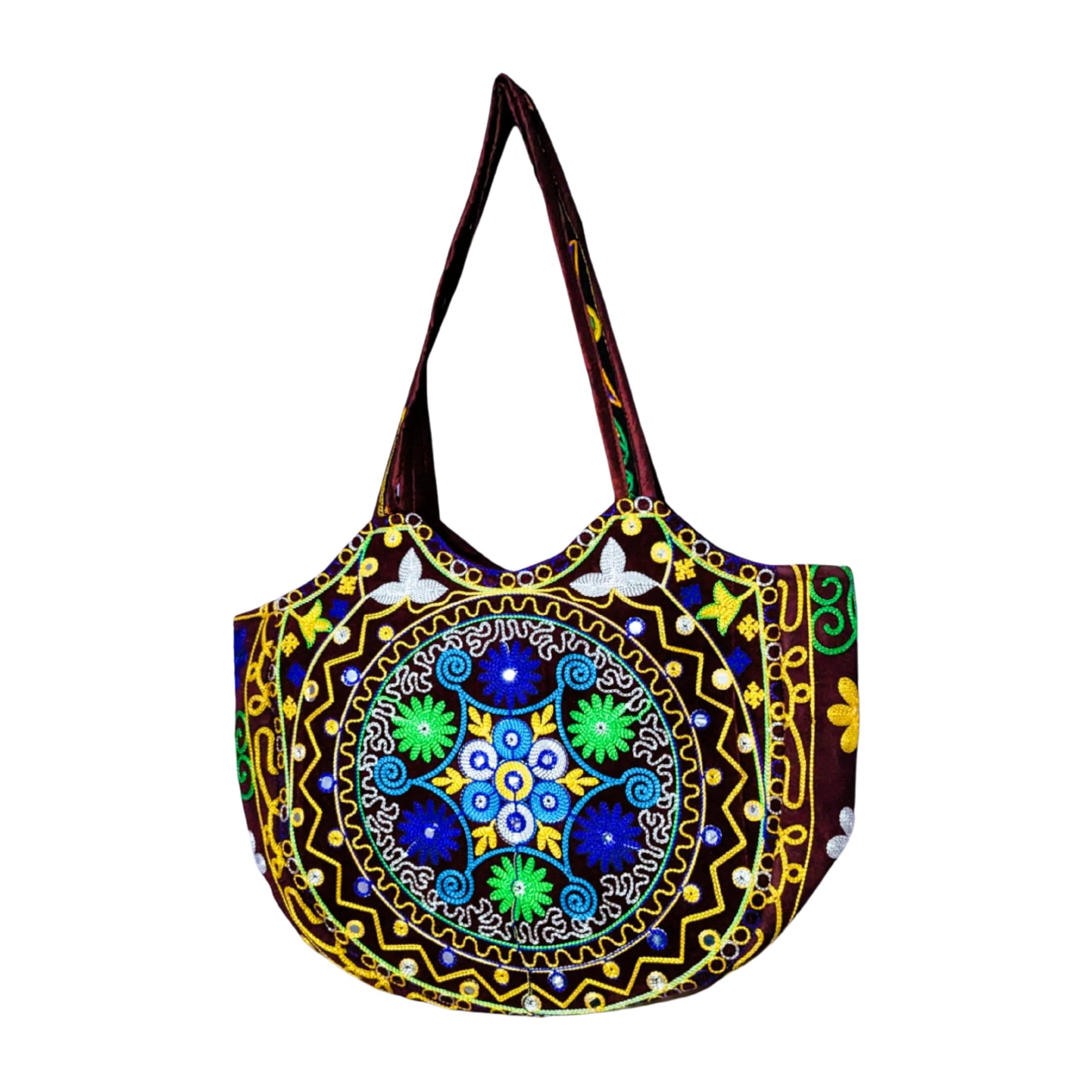     			SUTLIYAN Tote Bag Fabric Set of 1 ( Maroon )