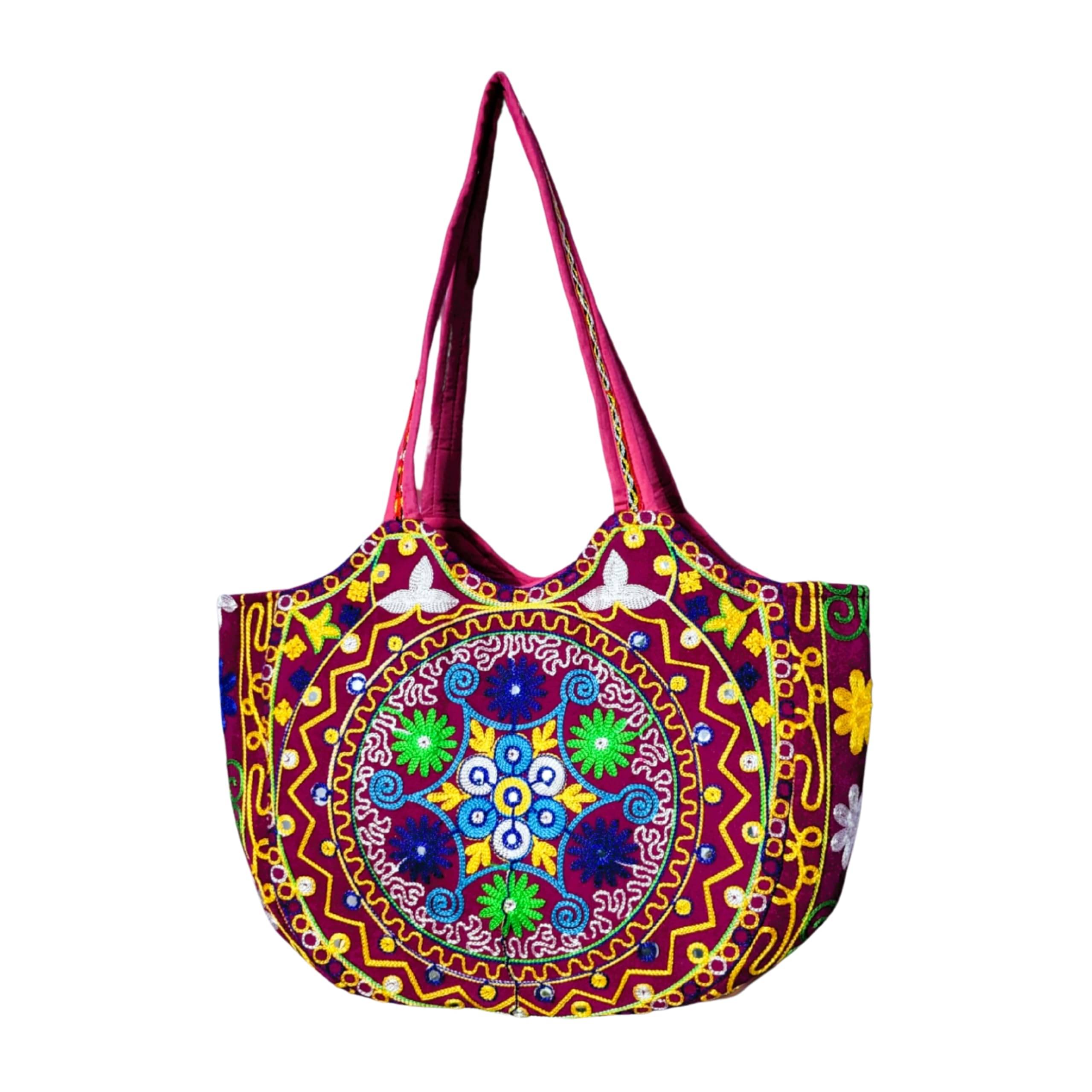     			SUTLIYAN Tote Bag Fabric Set of 1 ( Pink )