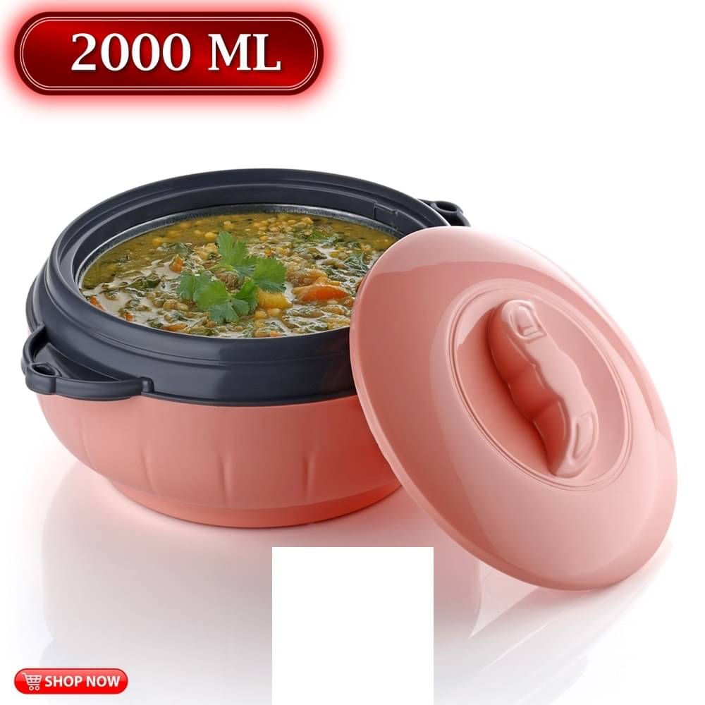 Stysol Casseroles Multicolour Steel Thermoware Casserole ( Set of 1 , 2000 mL ) Stysol Casseroles Multicolour Steel Thermoware Casserole ( Set of 1 , 2000 mL )