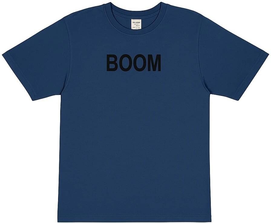 Tees And Tones Men Cotton Blend Oversized Fit Printed T-Shirt ( Blue )     			Tees And Tones Men Cotton Blend Oversized Fit Printed T-Shirt ( Blue )