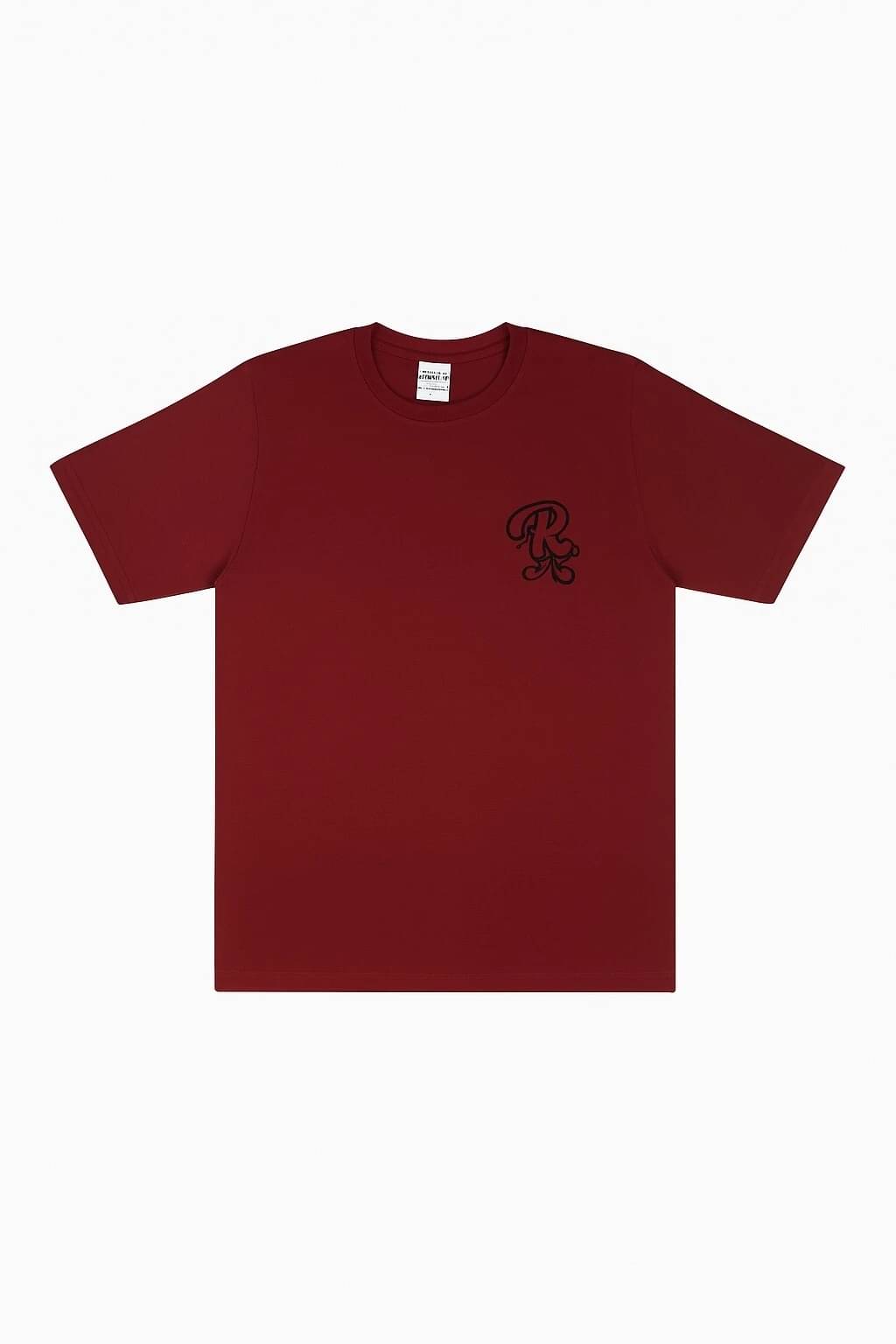     			Tees And Tones Men Cotton Blend Oversized Fit Printed T-Shirt ( Red )