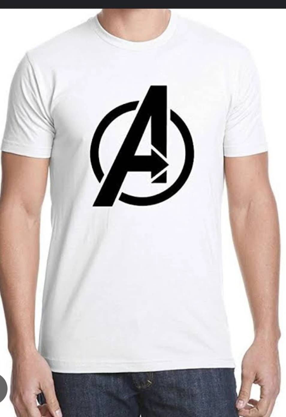     			Tees And Tones Men Cotton Blend Regular Fit Printed T-Shirt ( White )