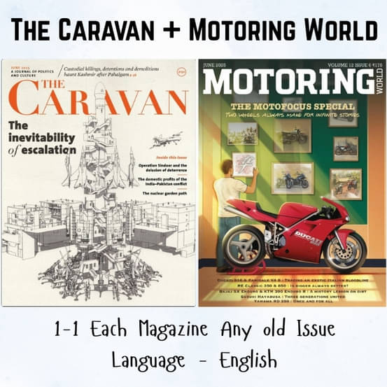The Caravan & Motoring World | Premium English Magazines Set of 2 – Politics, Culture & Automobiles | Any Previous Issues The Caravan & Motoring World | Premium English Magazines Set of 2 – Politics, Culture & Automobiles | Any Previous Issues