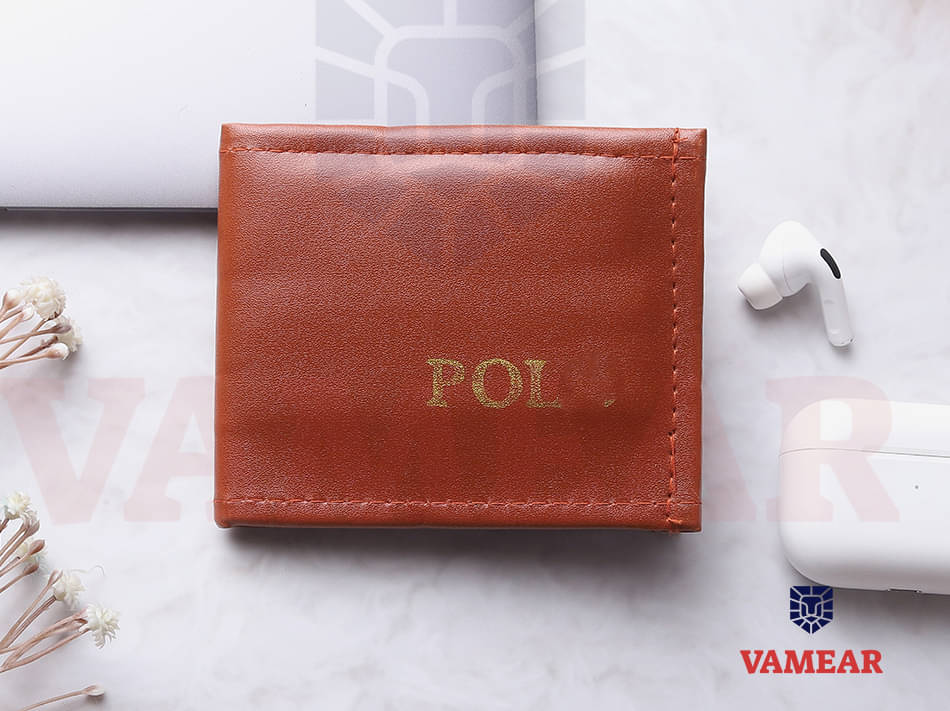     			VAMEAR EXCLUSIVE Faux Leather Solid Men's Two Fold Wallet,Regular Wallet With 6 Slots For Card ( Tan , Pack of 1 )