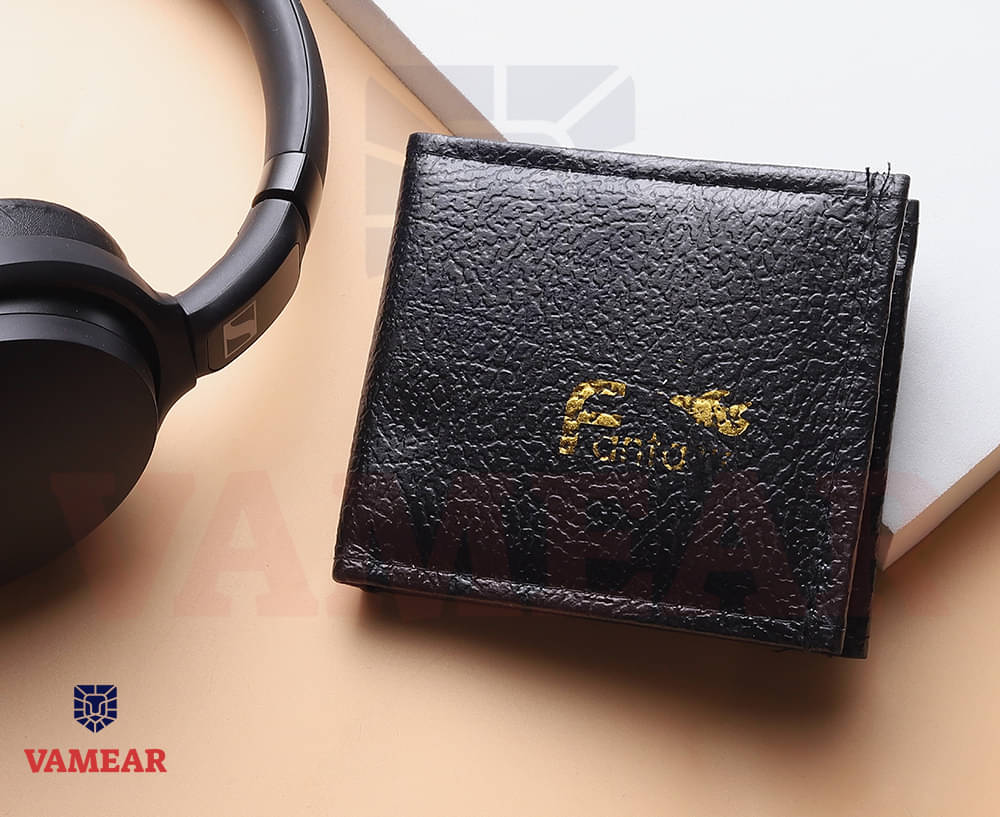     			VAMEAR EXCLUSIVE Faux Leather Solid Men's Two Fold Wallet,Regular Wallet With 6 Slots For Card ( Black , Pack of 1 )