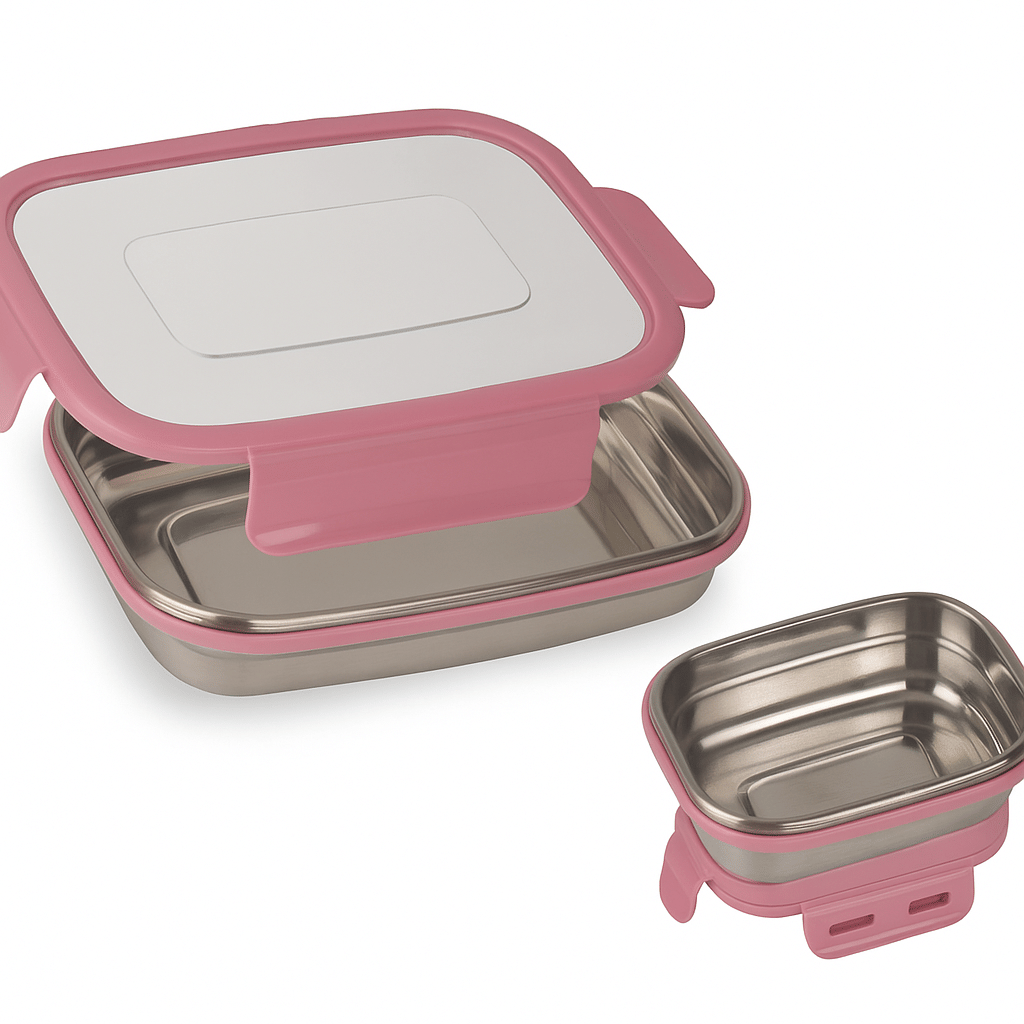     			Vision Craze Stainless Steel Lunch Box 2 - Container ( Pack of 1 )