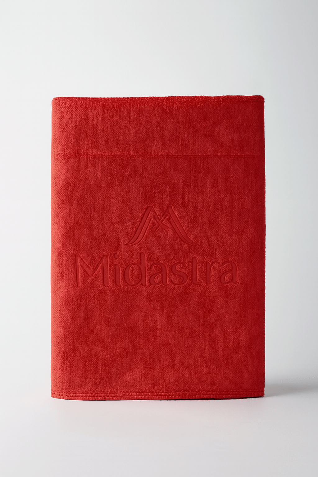     			Vyakom Pack of 1 Microfibre 400 -GSM Bath Towel ( Red )