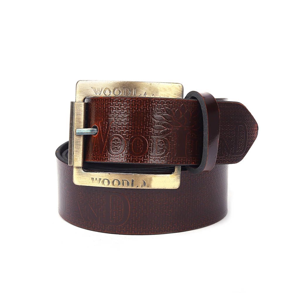     			WILDSTUFF - Brown Leather Men's Casual Belt ( Pack of 1 )