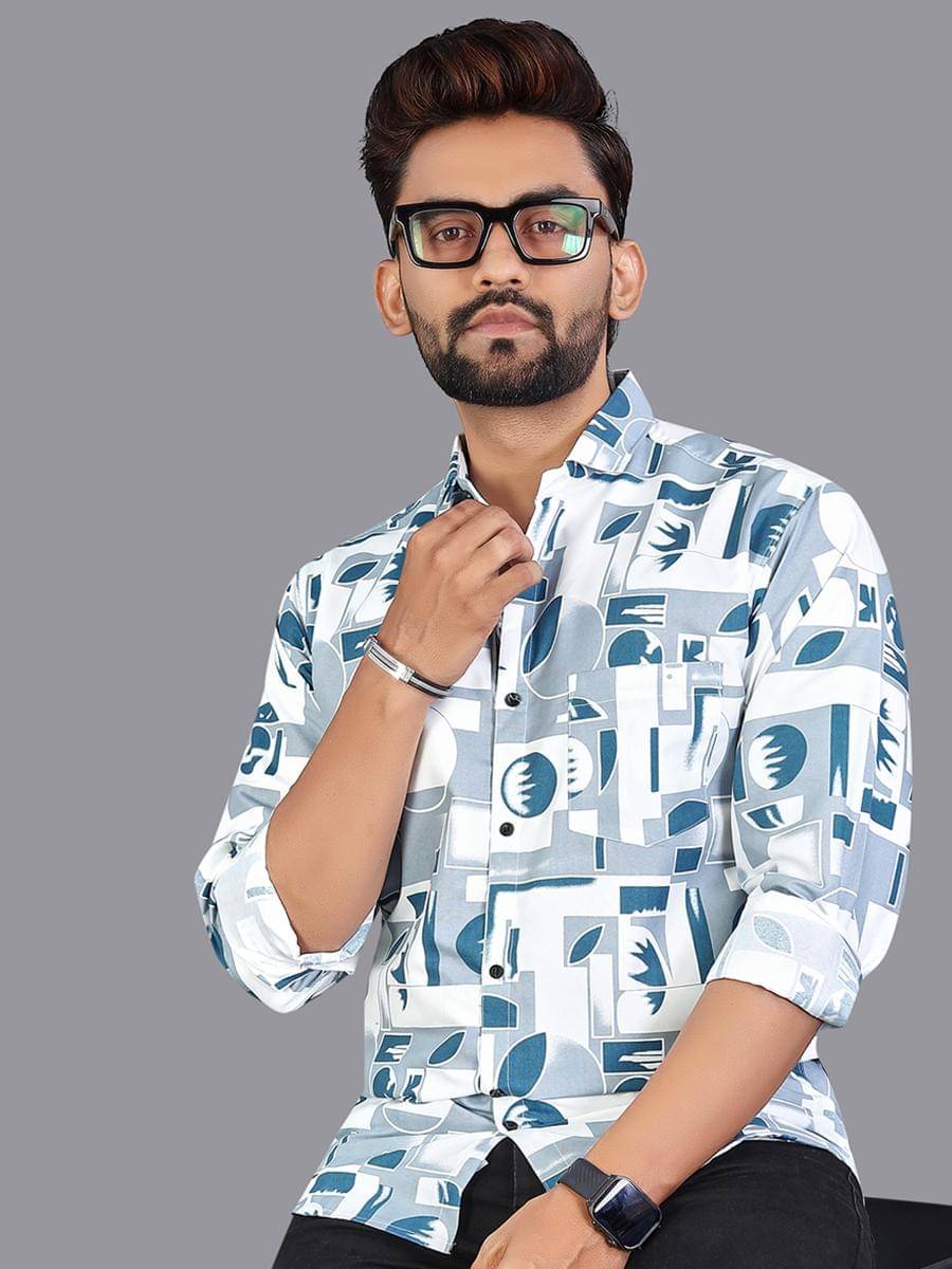 adwynpeter 100% Cotton Regular Fit Printed Full Sleeves Men's Casual Shirt - Multicolor 7 ( Pack of 1 ) adwynpeter 100% Cotton Regular Fit Printed Full Sleeves Men's Casual Shirt - Multicolor 7 ( Pack of 1 )