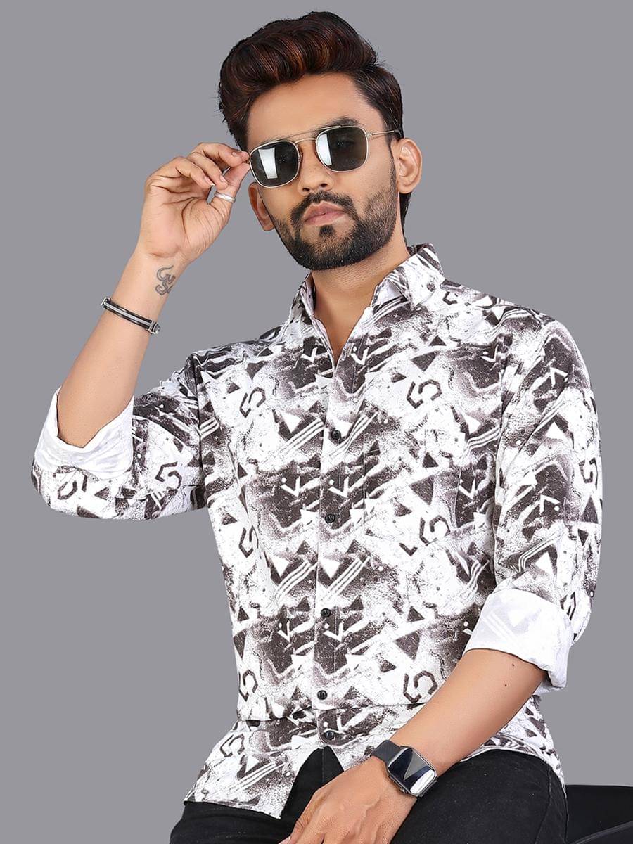 adwynpeter 100% Cotton Regular Fit Printed Full Sleeves Men's Casual Shirt - Multicolor 15 ( Pack of 1 ) adwynpeter 100% Cotton Regular Fit Printed Full Sleeves Men's Casual Shirt - Multicolor 15 ( Pack of 1 )