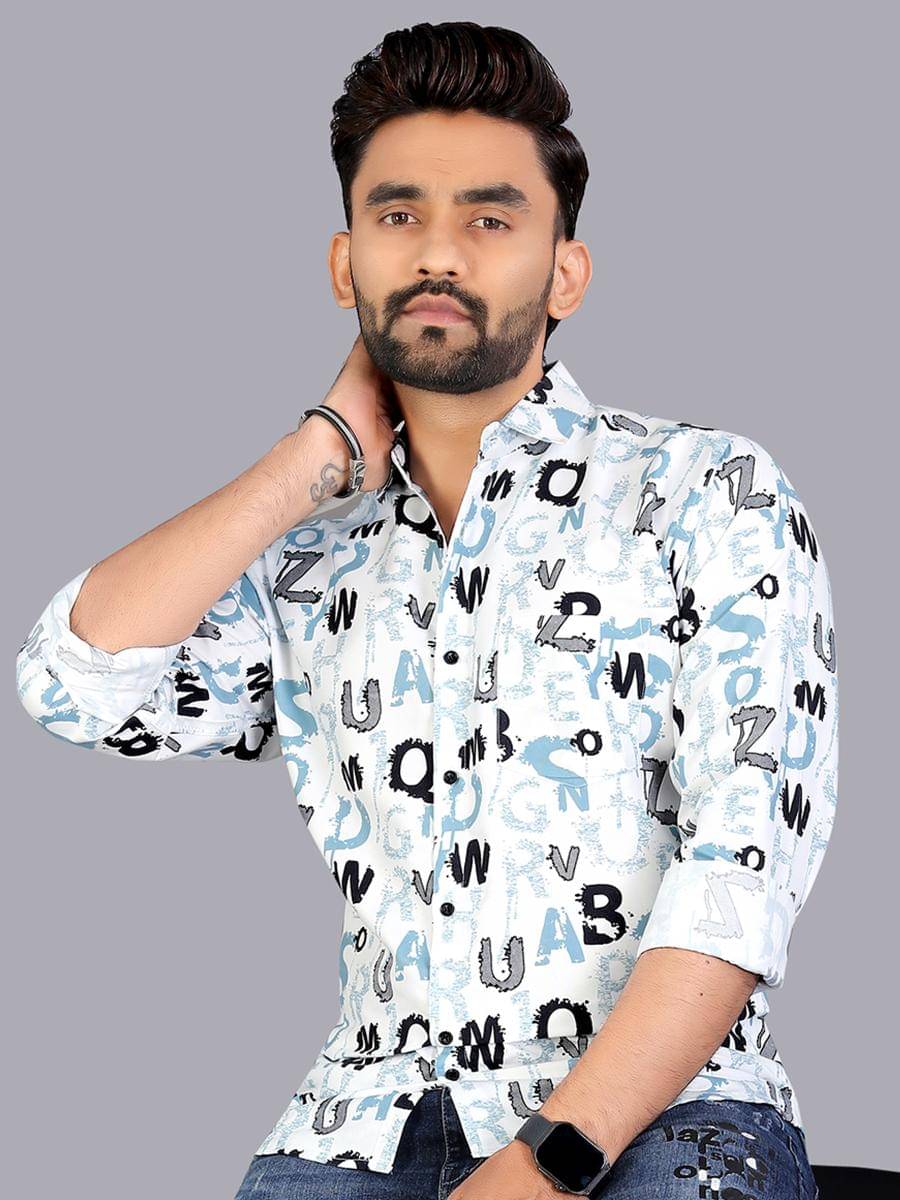    			adwynpeter 100% Cotton Regular Fit Printed Full Sleeves Men's Casual Shirt - Multicolor 4 ( Pack of 1 )
