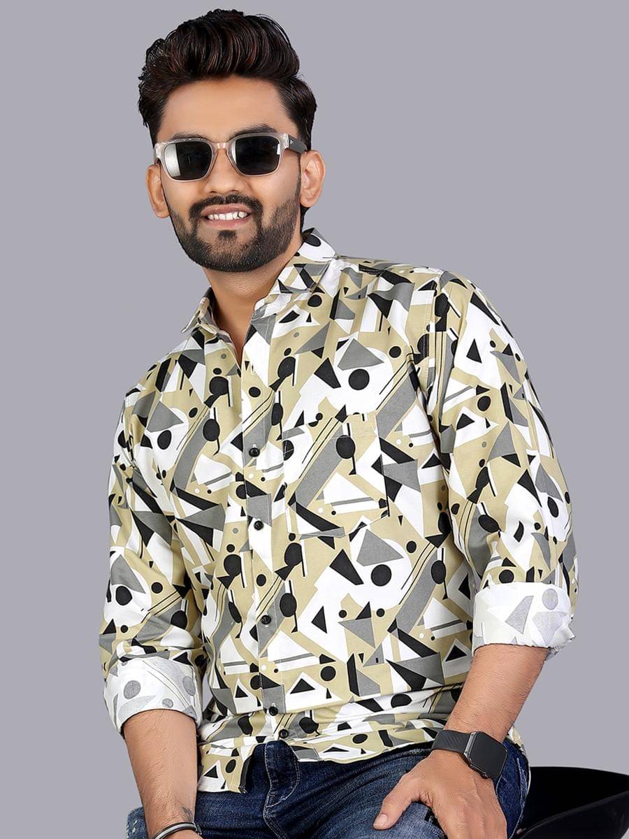 adwynpeter 100% Cotton Regular Fit Printed Full Sleeves Men's Casual Shirt - Multicolor 8 ( Pack of 1 )     			adwynpeter 100% Cotton Regular Fit Printed Full Sleeves Men's Casual Shirt - Multicolor 8 ( Pack of 1 )